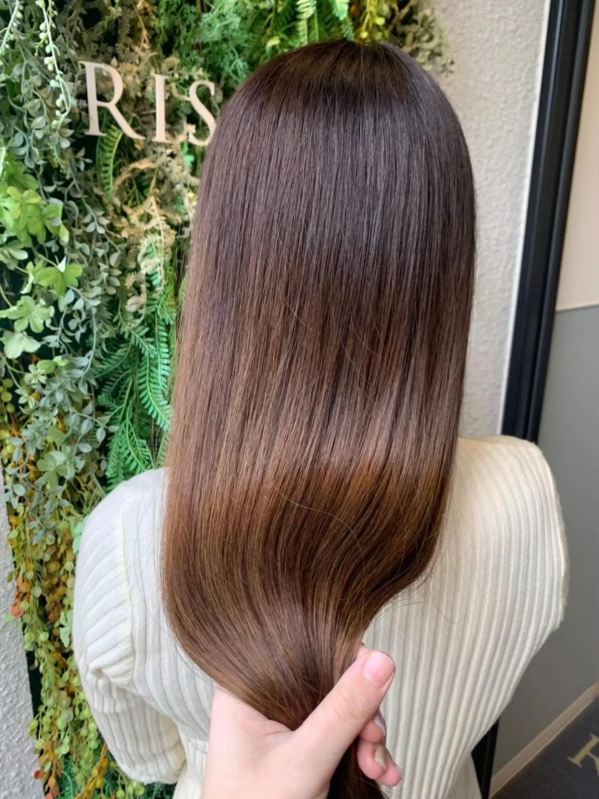 ロング カラー 縮毛矯正 西新  MAHIRO 🩵🫧艶髪🩵🫧のヘアスタイル