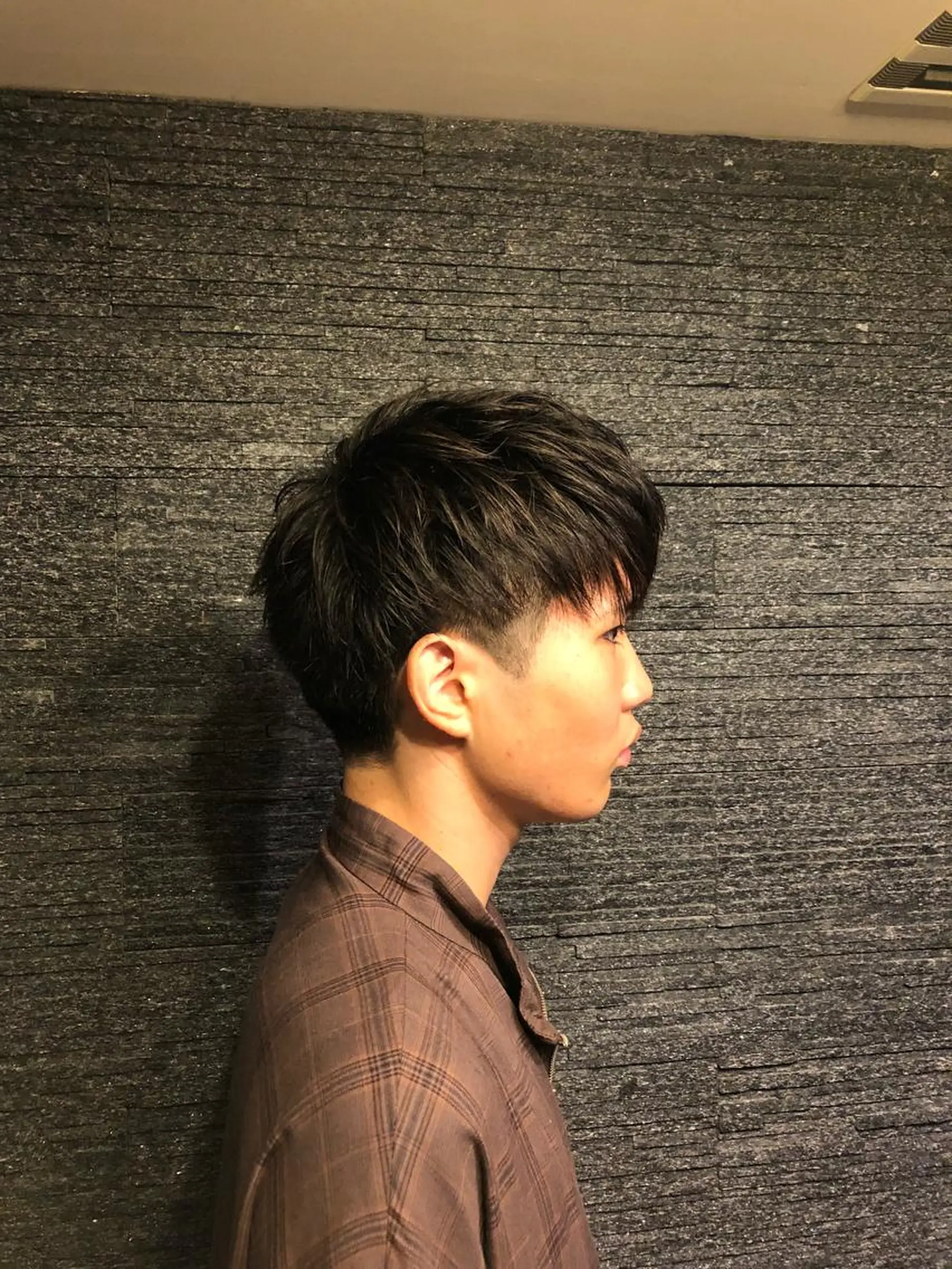 ミディアム メンズ ヒロ銀座所属・牧 颯斗のヘアスタイル