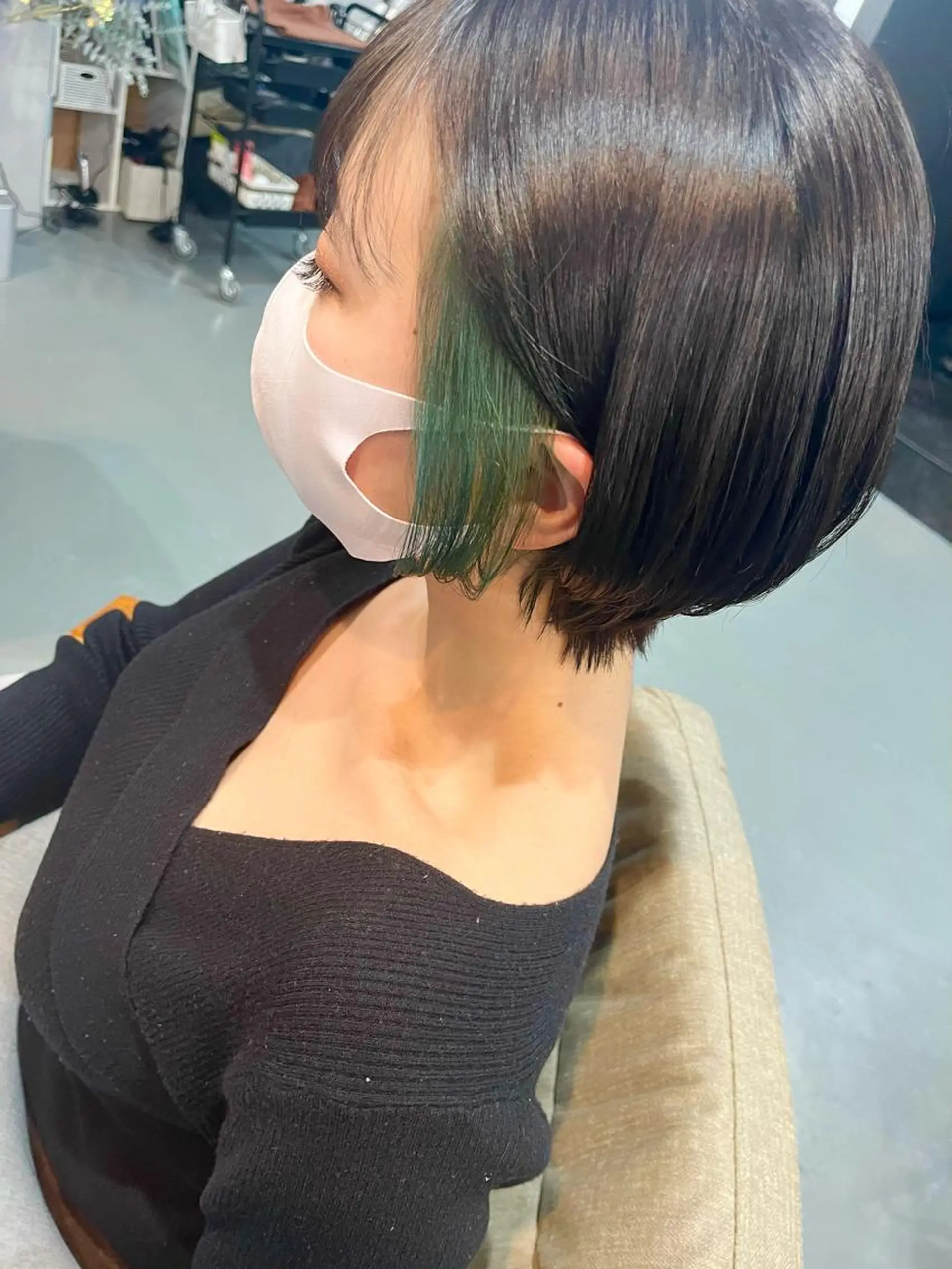 ショート ヘアカラー Sherry所属・川尻 詩織のヘアスタイル