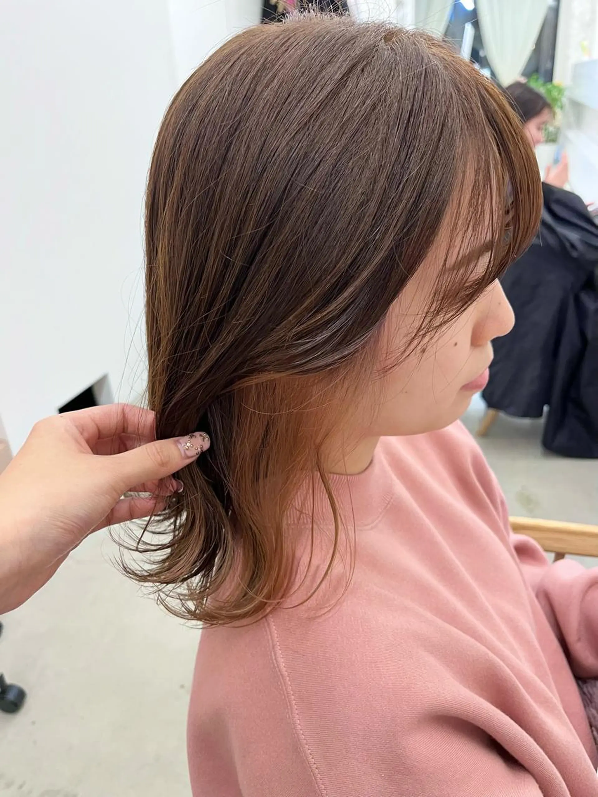 ミディアム 暖色カラー／ ヘアセット🌛櫻井舞のヘアスタイル