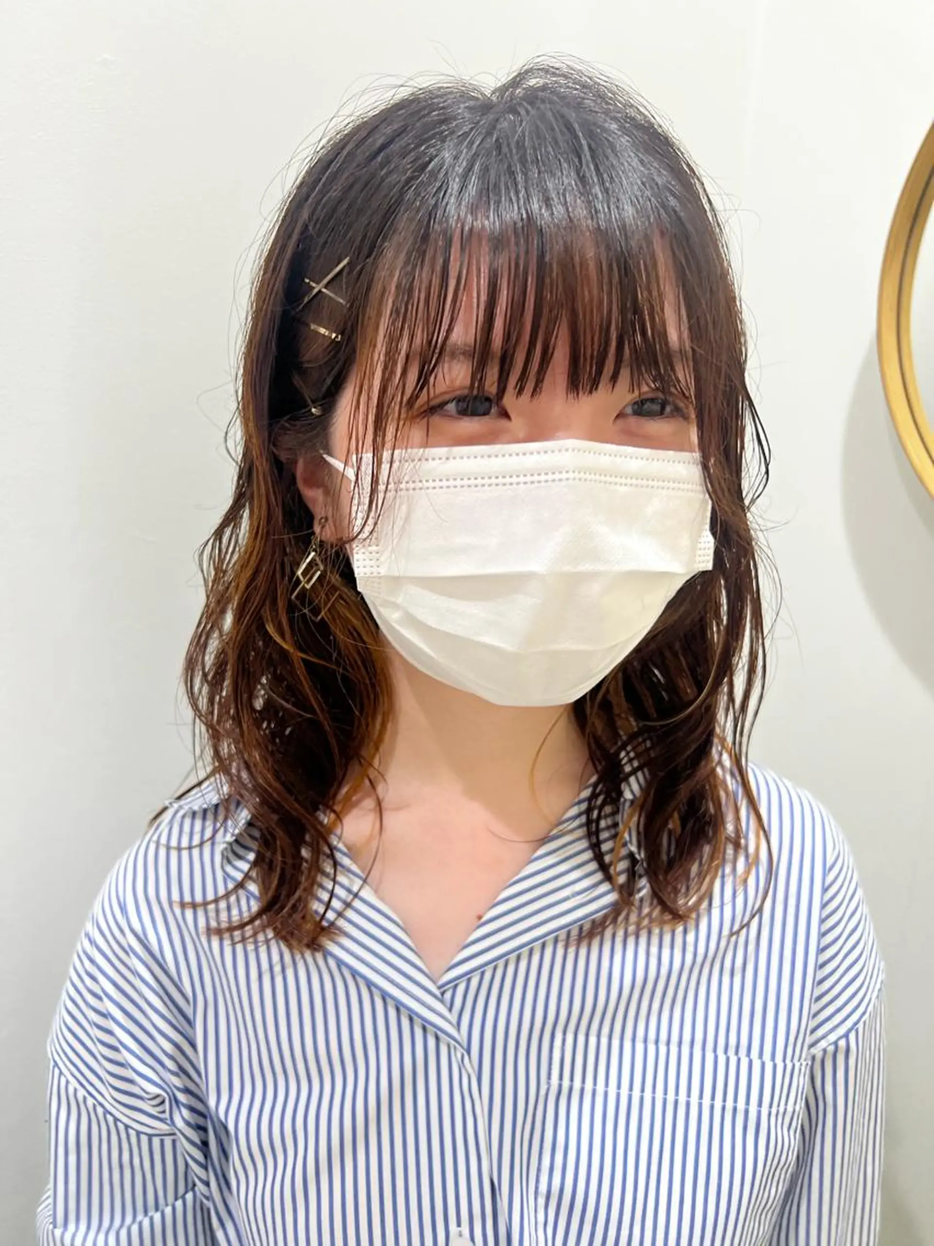 ミディアム パーマ ヘアアレンジ Aman  D'or所属・ショート/ボブ/東 千耀のヘアスタイル