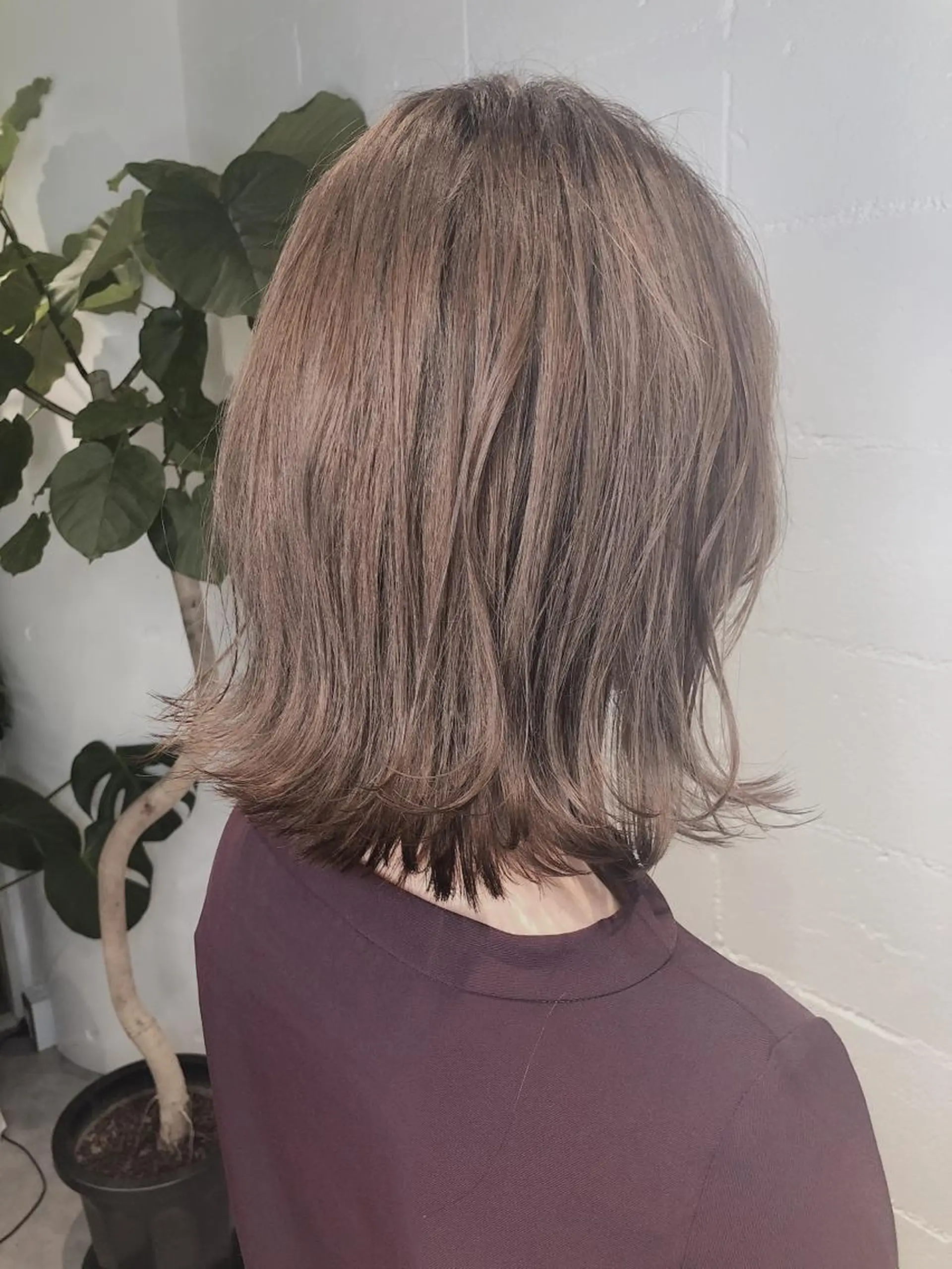 ミディアム ショート･ウルフ✂︎ 安住有咲子のヘアスタイル