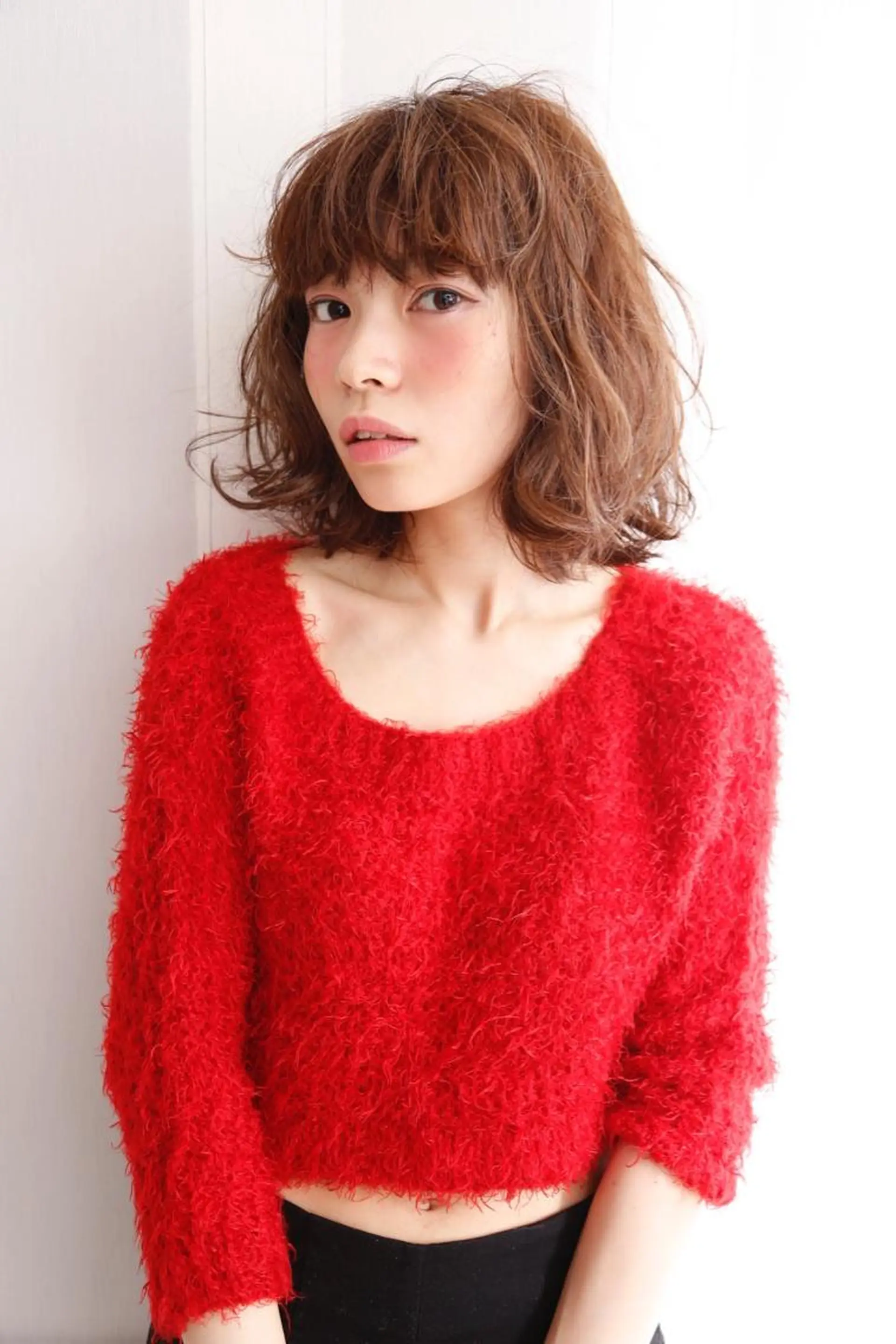 ミディアム gite カワムラナオキのヘアスタイル