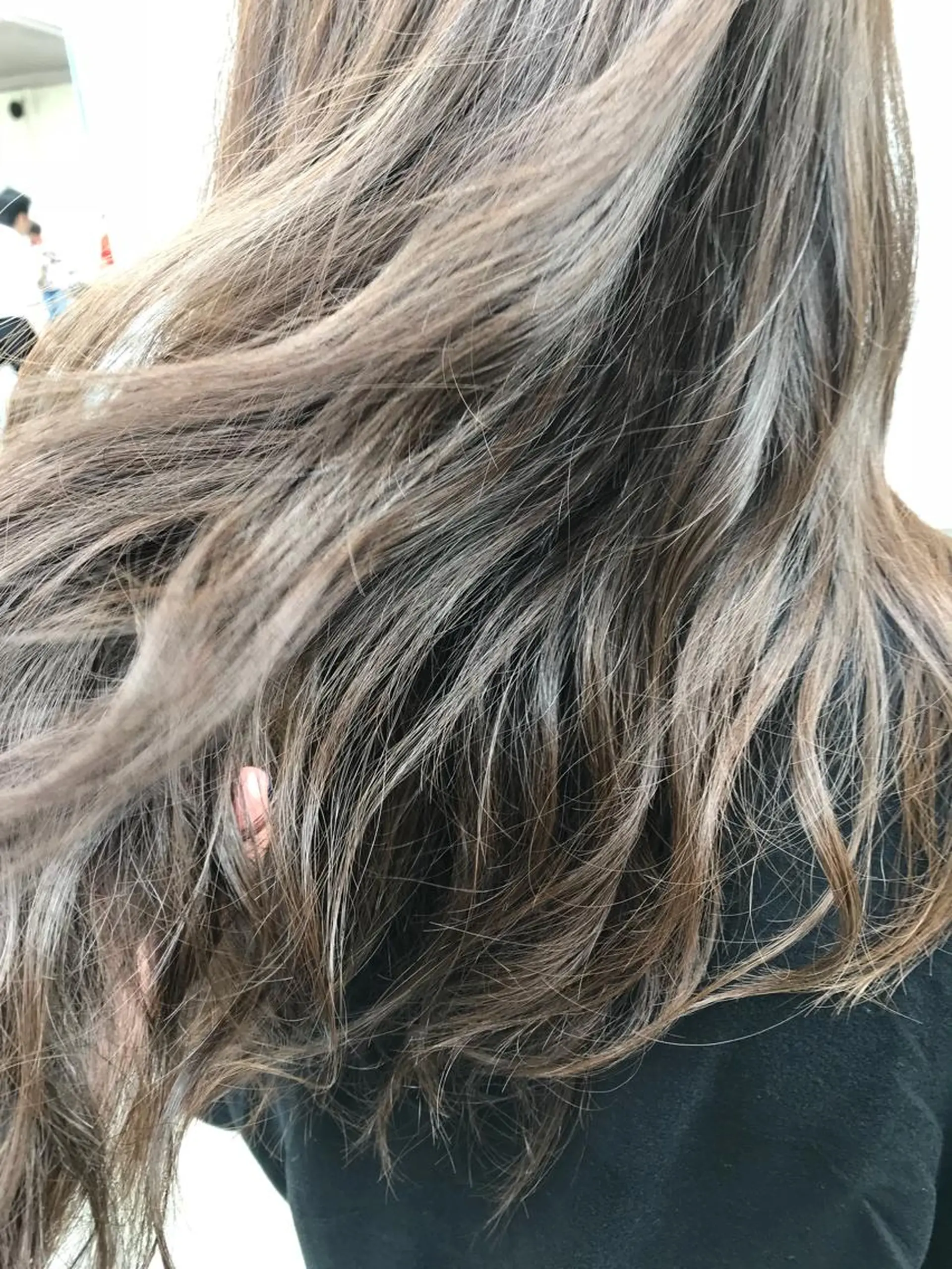 ロング 韓国　縮毛矯正 髪質改善　木村のヘアスタイル