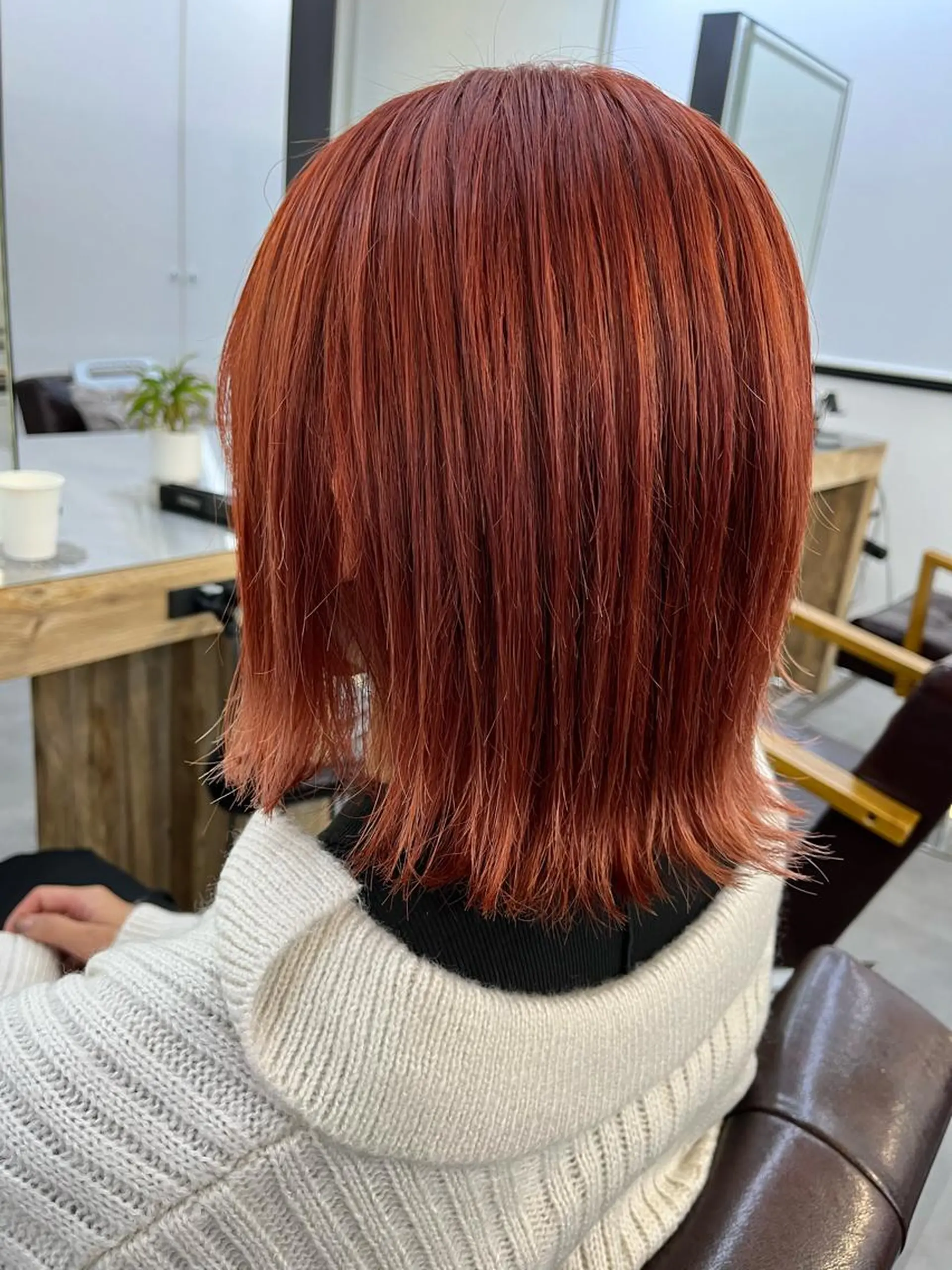 ミディアム カット ヘアカラー ✂️波パーマ⭐️ツイ スパ✂️RYOのヘアスタイル