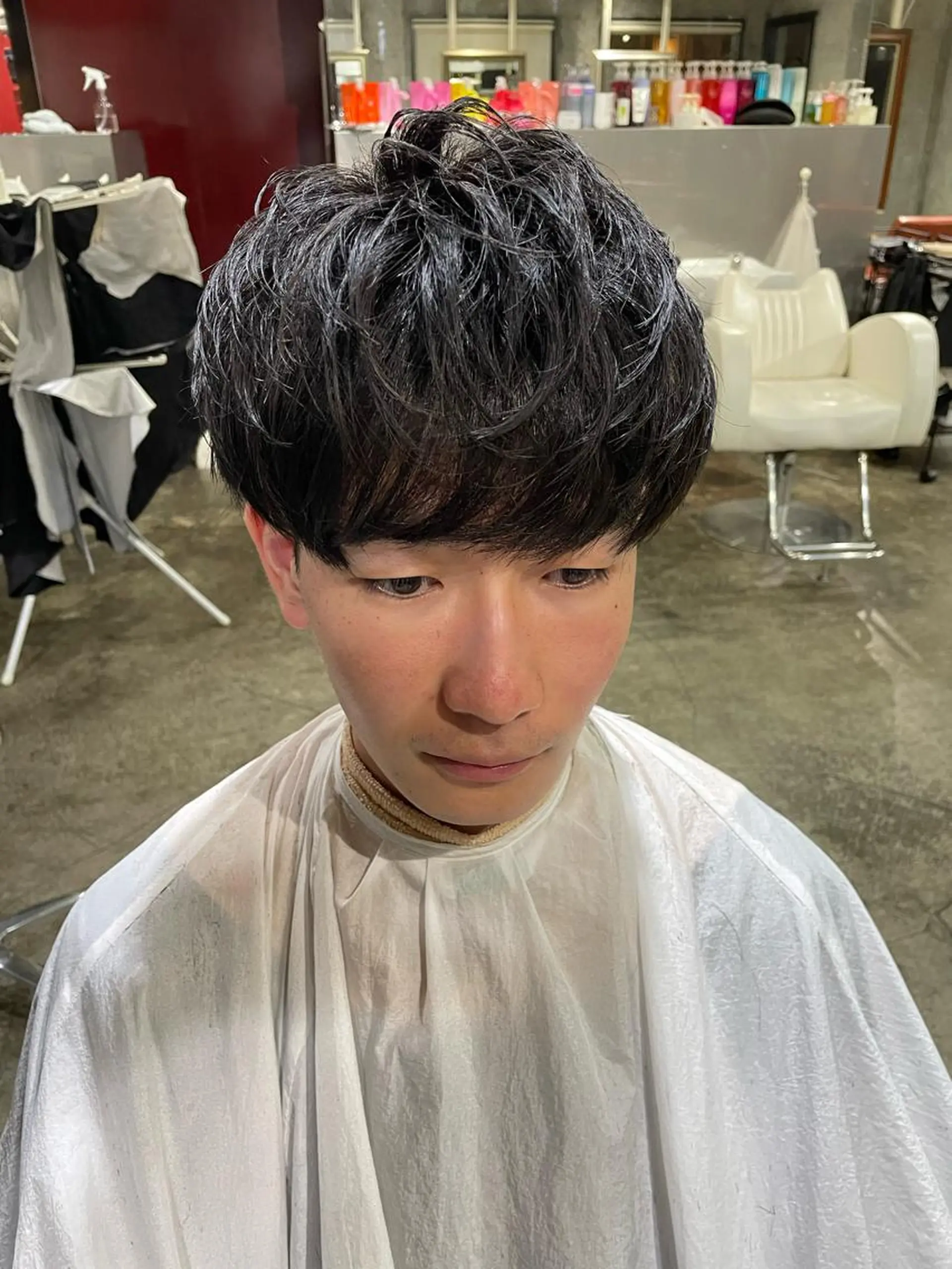 メンズ 縮毛矯正/韓国ヘア /ブリーチ/柴山のヘアスタイル