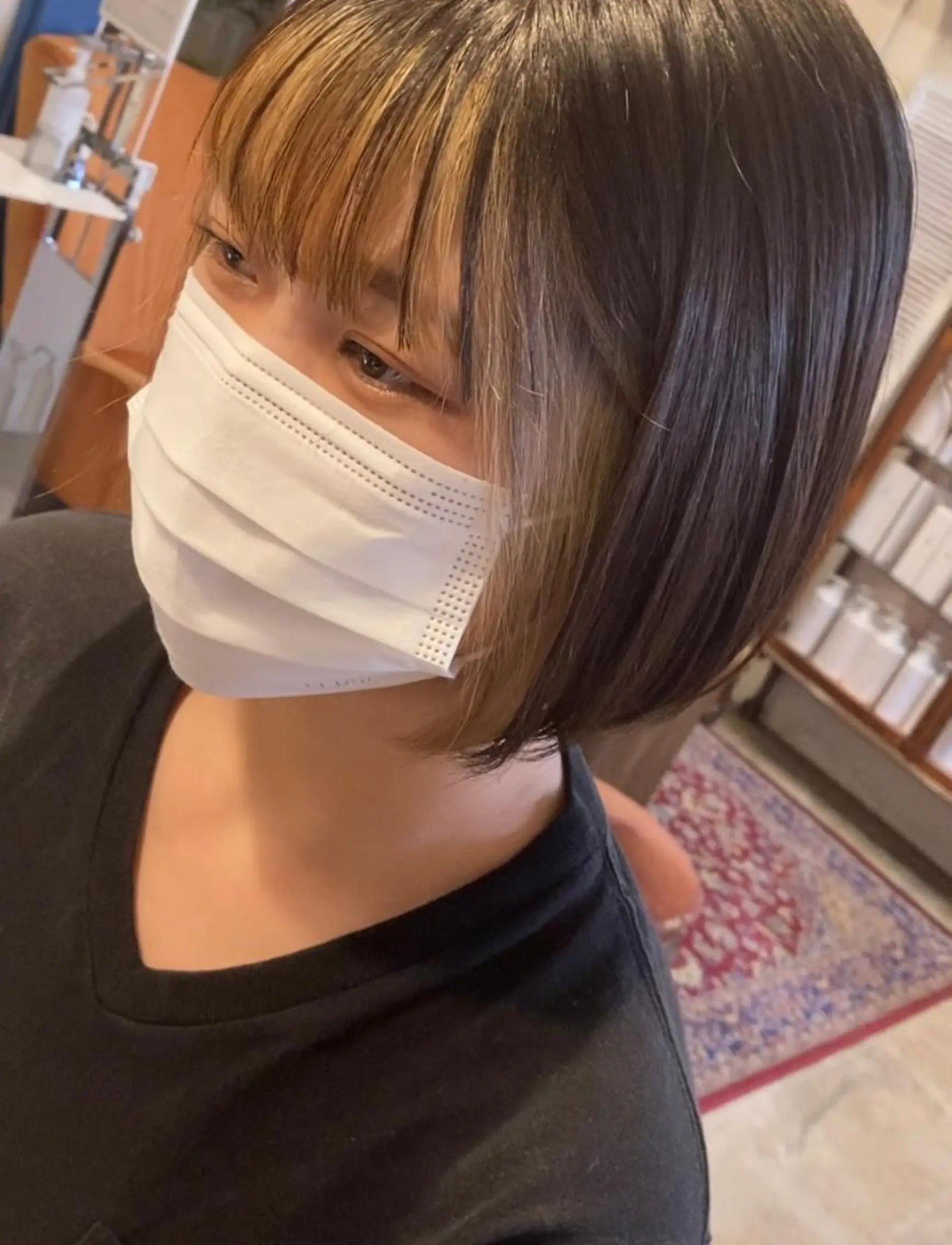 ショート ミストバング COMMUOVERE瓢箪山店所属・瓦井 慧のヘアスタイル