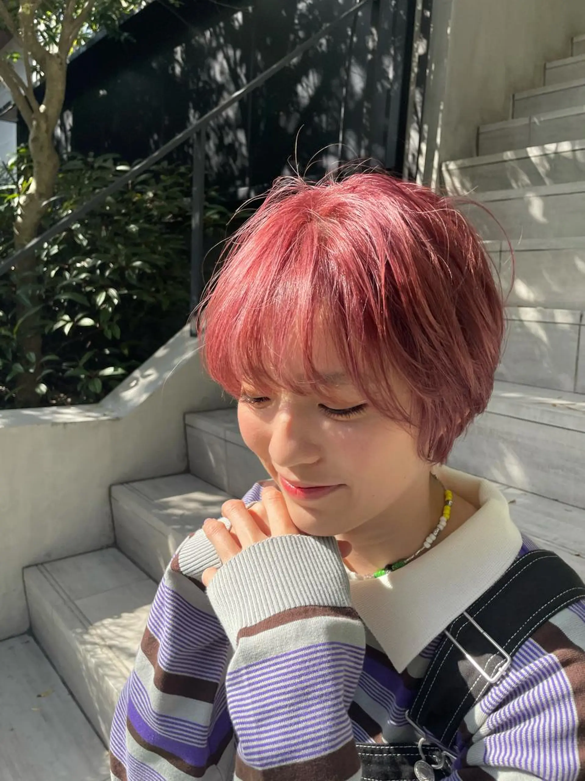 ショート カラー sand  S Ginza所属・🌟sand🌟 丸山悠斗のヘアスタイル