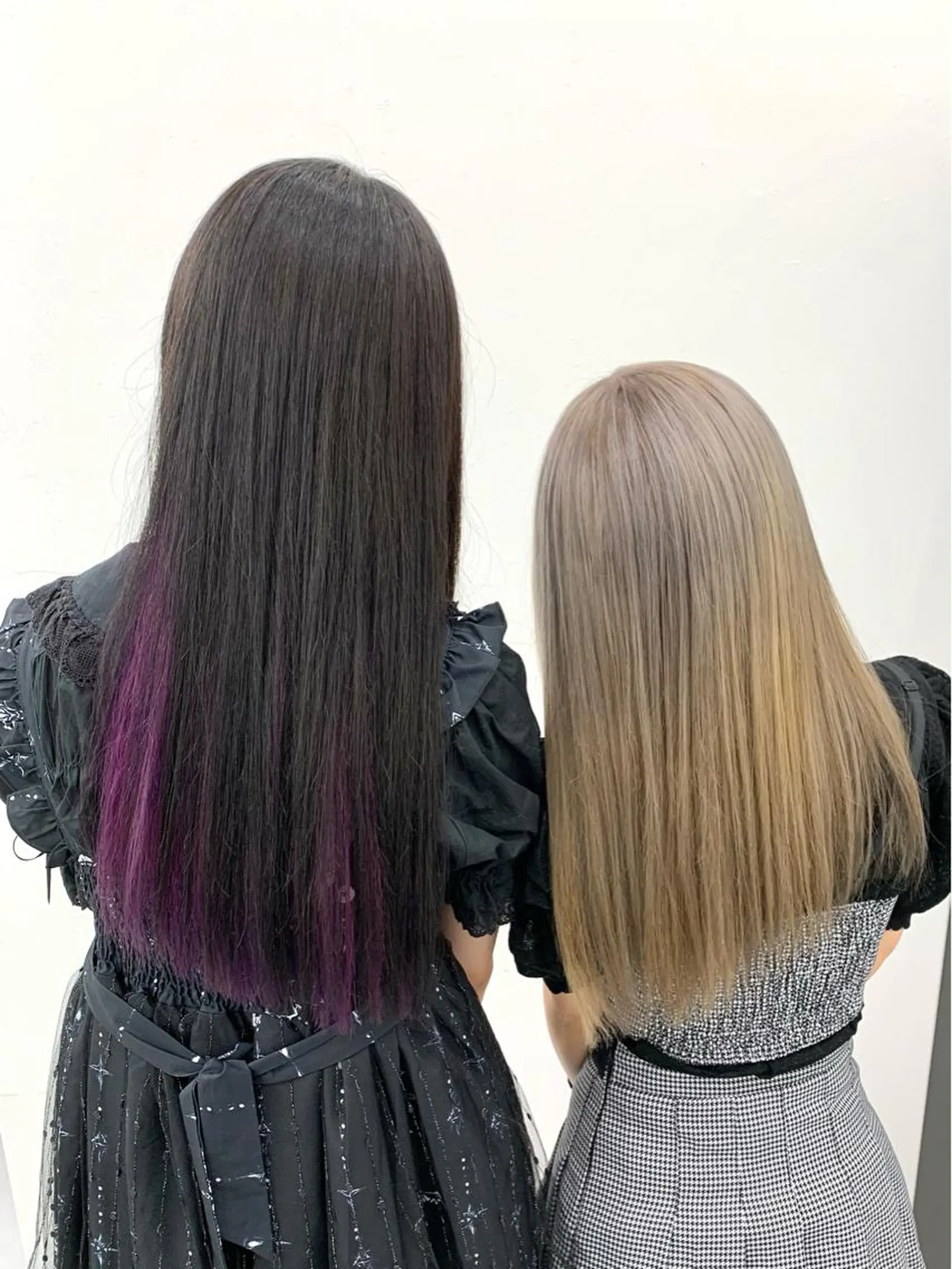 ロング カラー カット ヘアカラー トリートメント レイヤーカット韓国 暖色⭐︎KANAKOのヘアスタイル