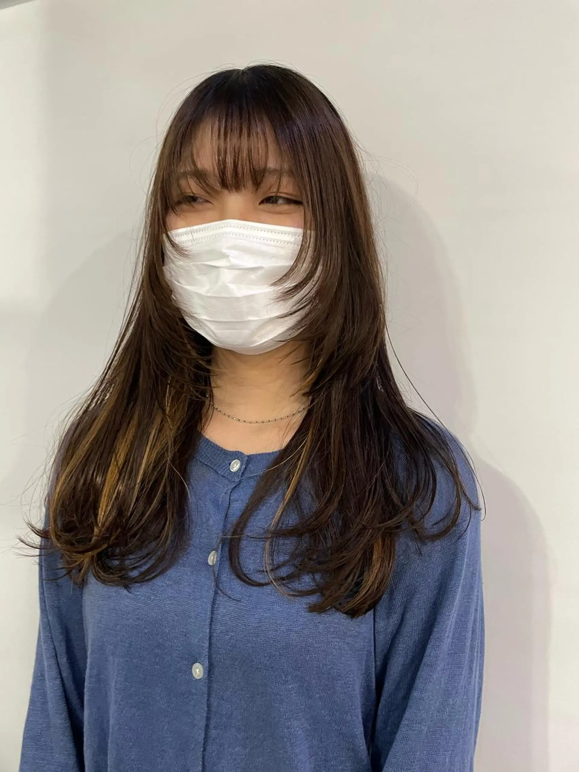 ロング silo所属・silo MOKA 顔周りカット🦦のヘアスタイル