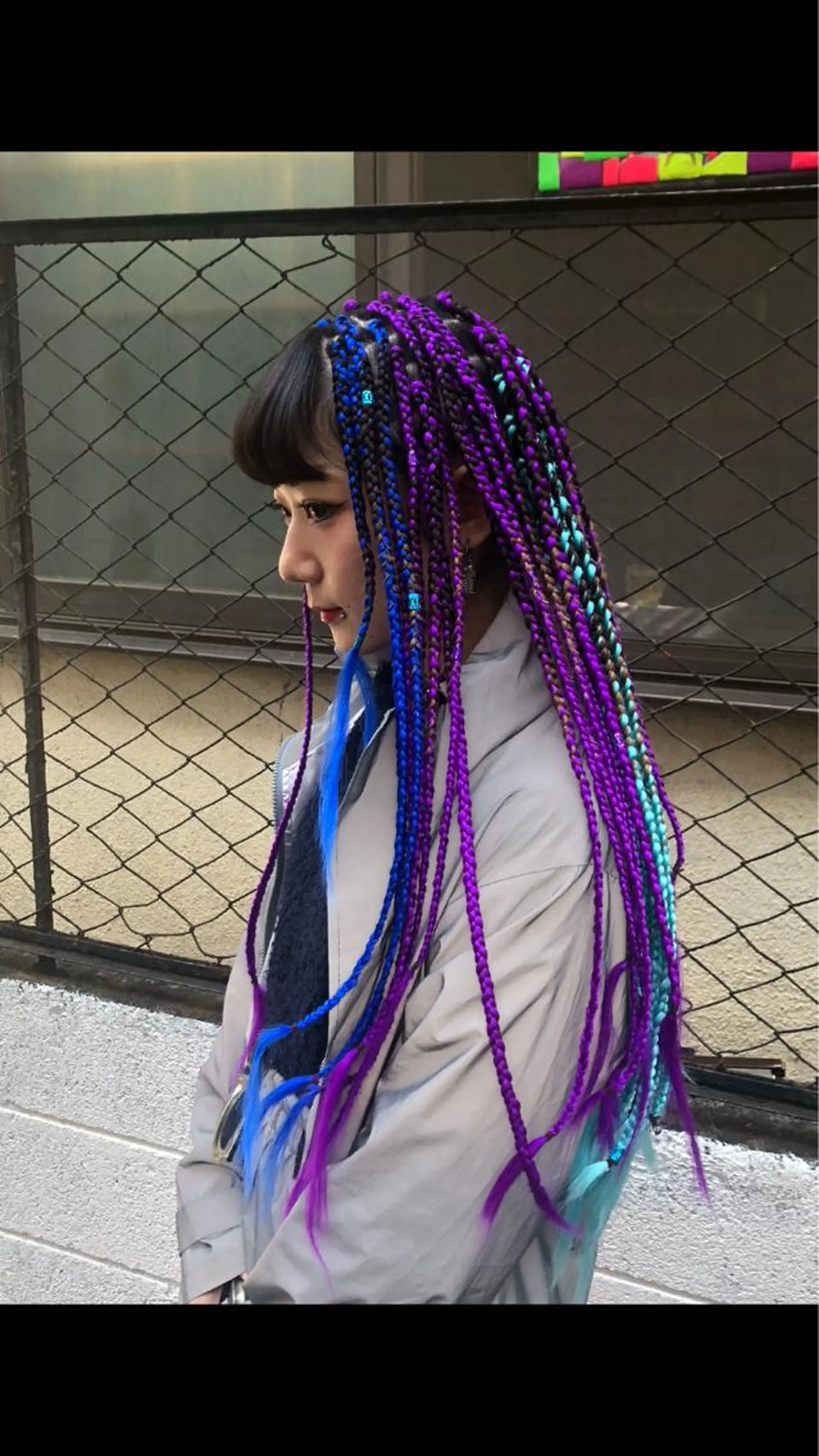 ロング パープルカラー 特殊ヘア師 /TANIのヘアスタイル