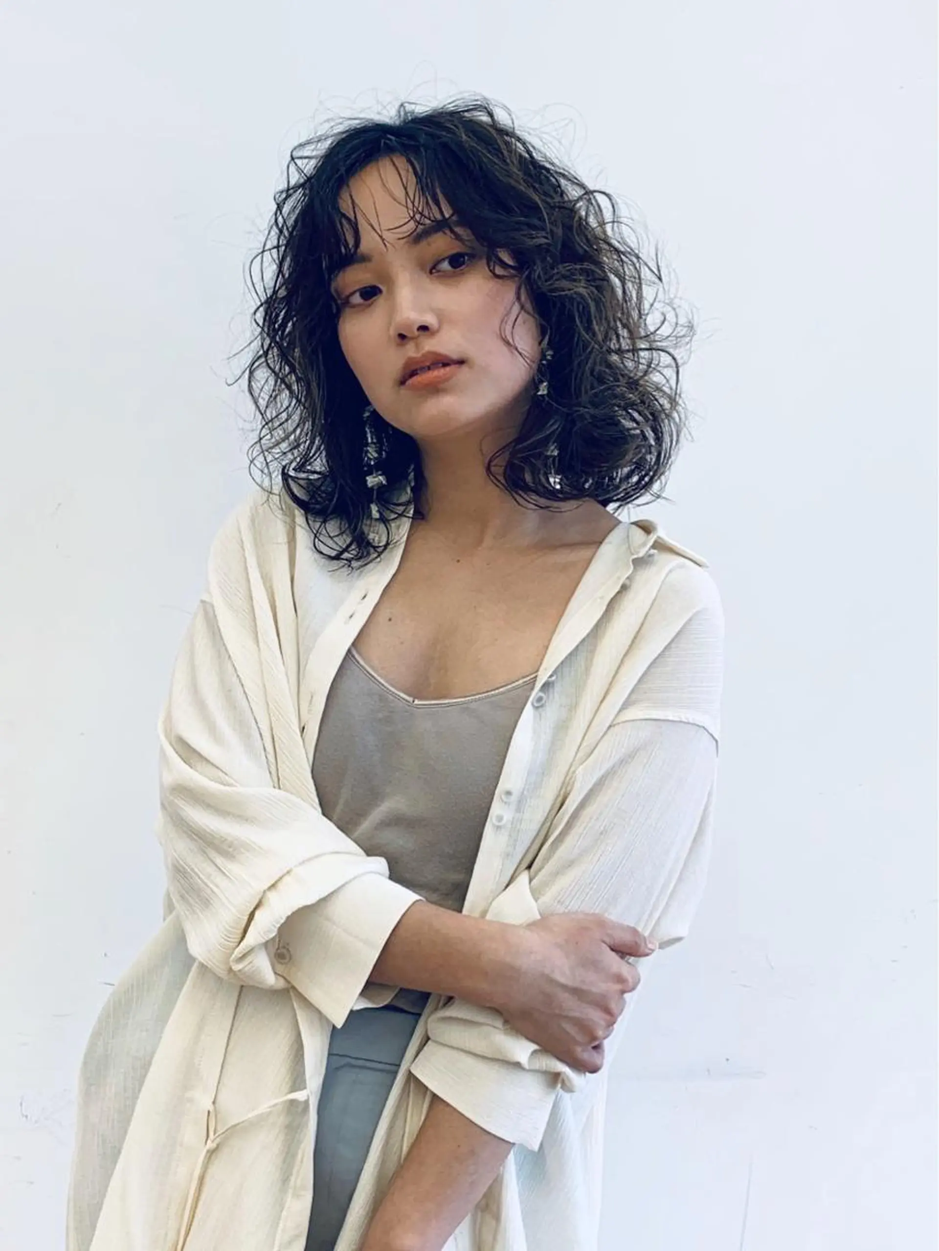 セミロング ヘアアレンジ カット パーマ トリートメント haf店長 ✂︎タカハシレン✂︎のヘアスタイル