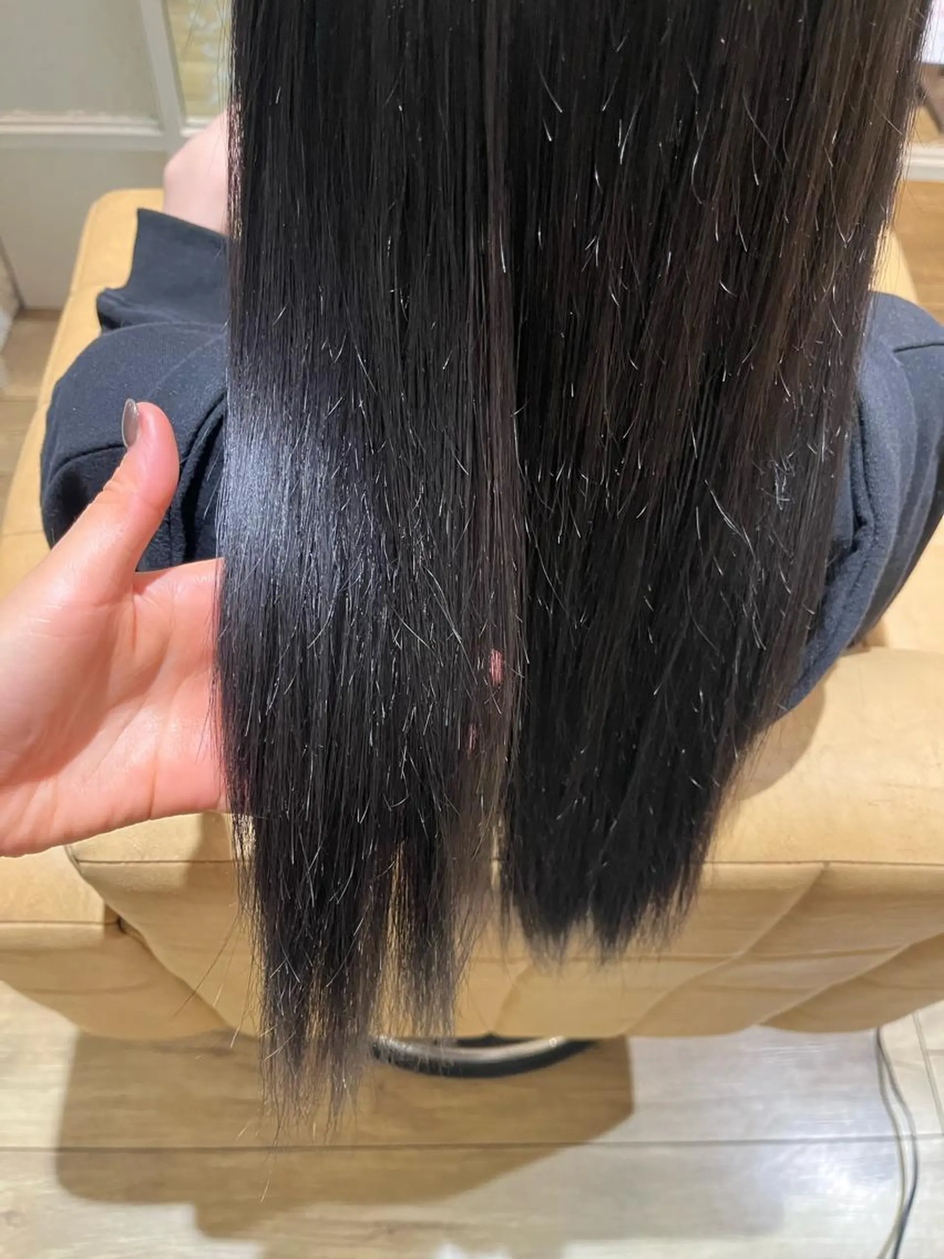 ロング カラー 桑原 りゆのヘアスタイル