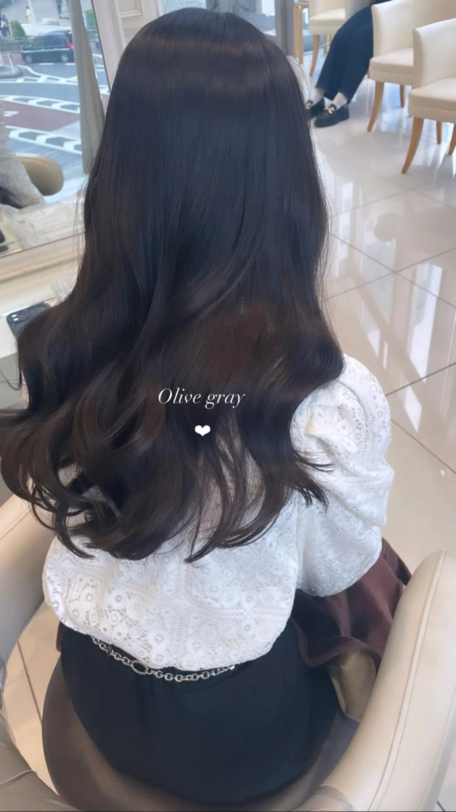 ロング ヘアカラー トリートメント 💗ブリーチなし 透け感💗徳井はやとのヘアスタイル