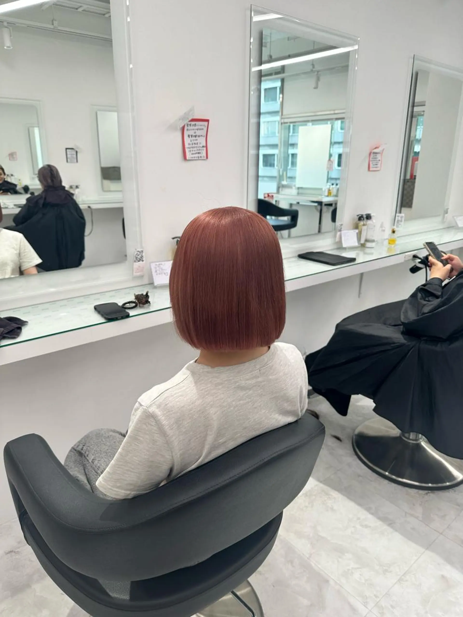 カラー マンツーマン/原宿/ 透明感カラー⭐️のヘアスタイル