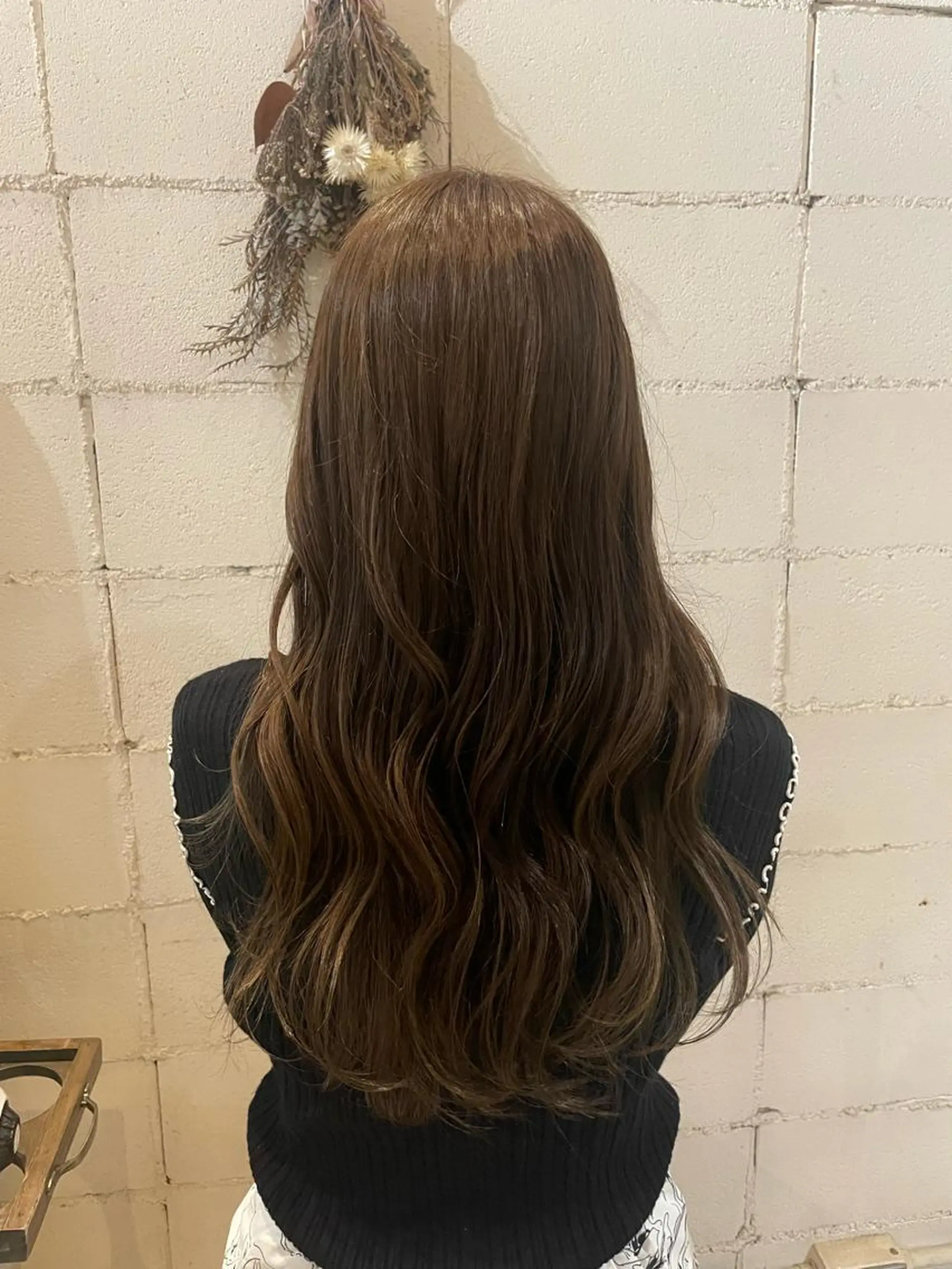 ロング カラー ヘアカラー トリートメント いまじゅく あおいのヘアスタイル