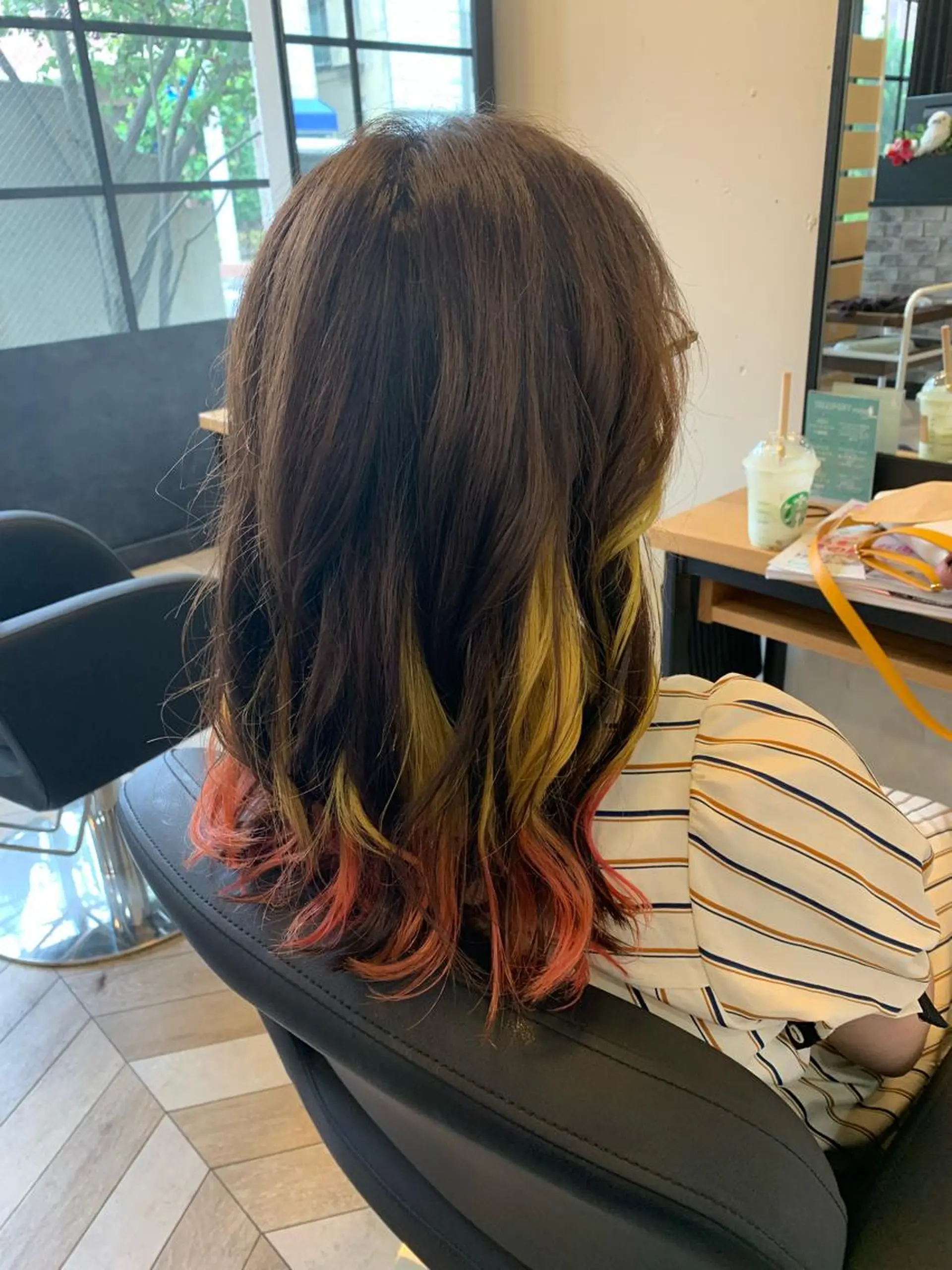 セミロング カラー est hair Ameri 松戸西口店所属・est  店長 ✂︎高橋✂︎のヘアスタイル