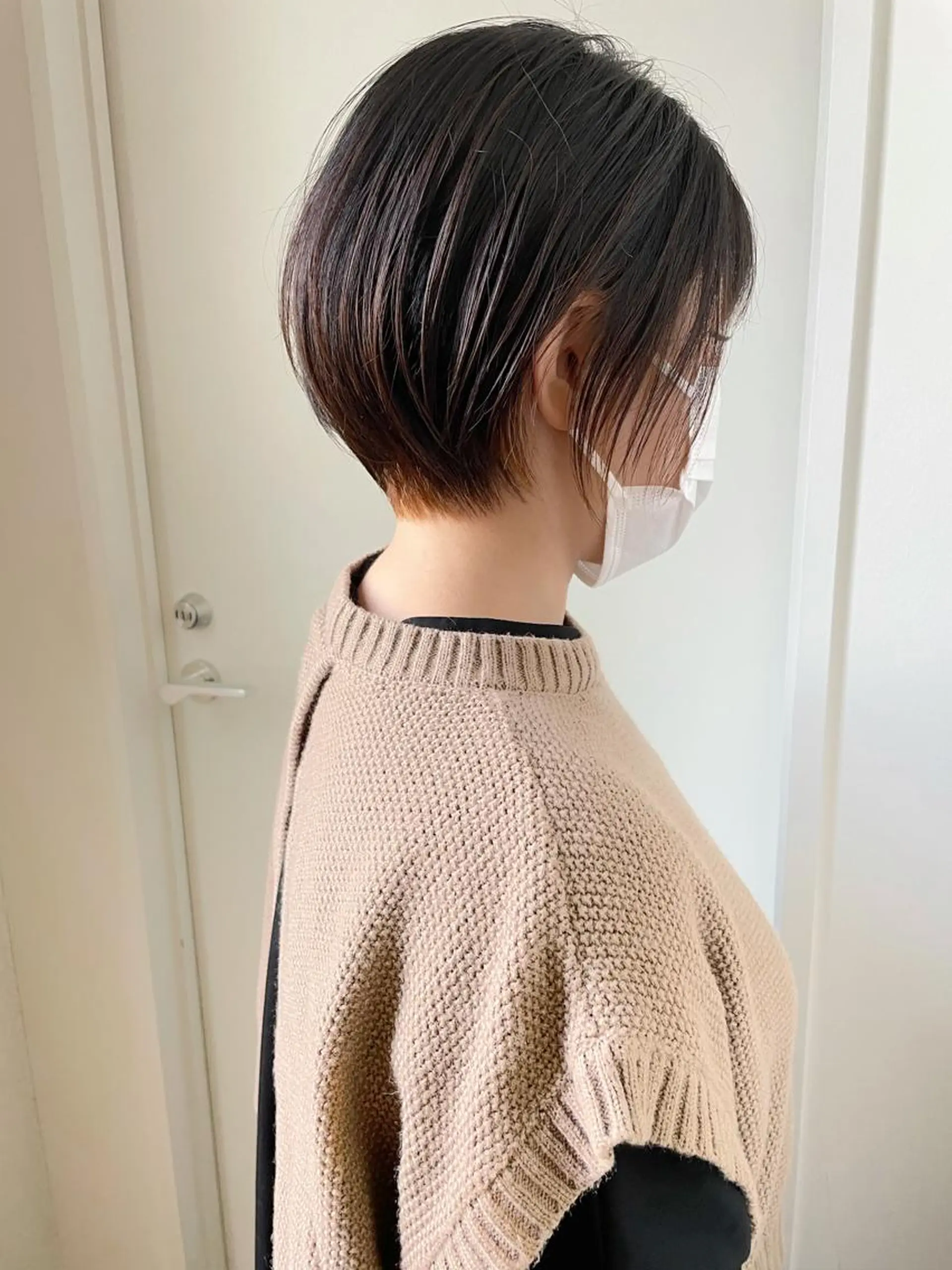 ショート カラー アッシュ ハイライトカラー ハイトーンカラー イルミナカラー インナーカラー カット ヘアカラー トリートメント 江上拓郎/ショート /酸性ストレートのヘアスタイル