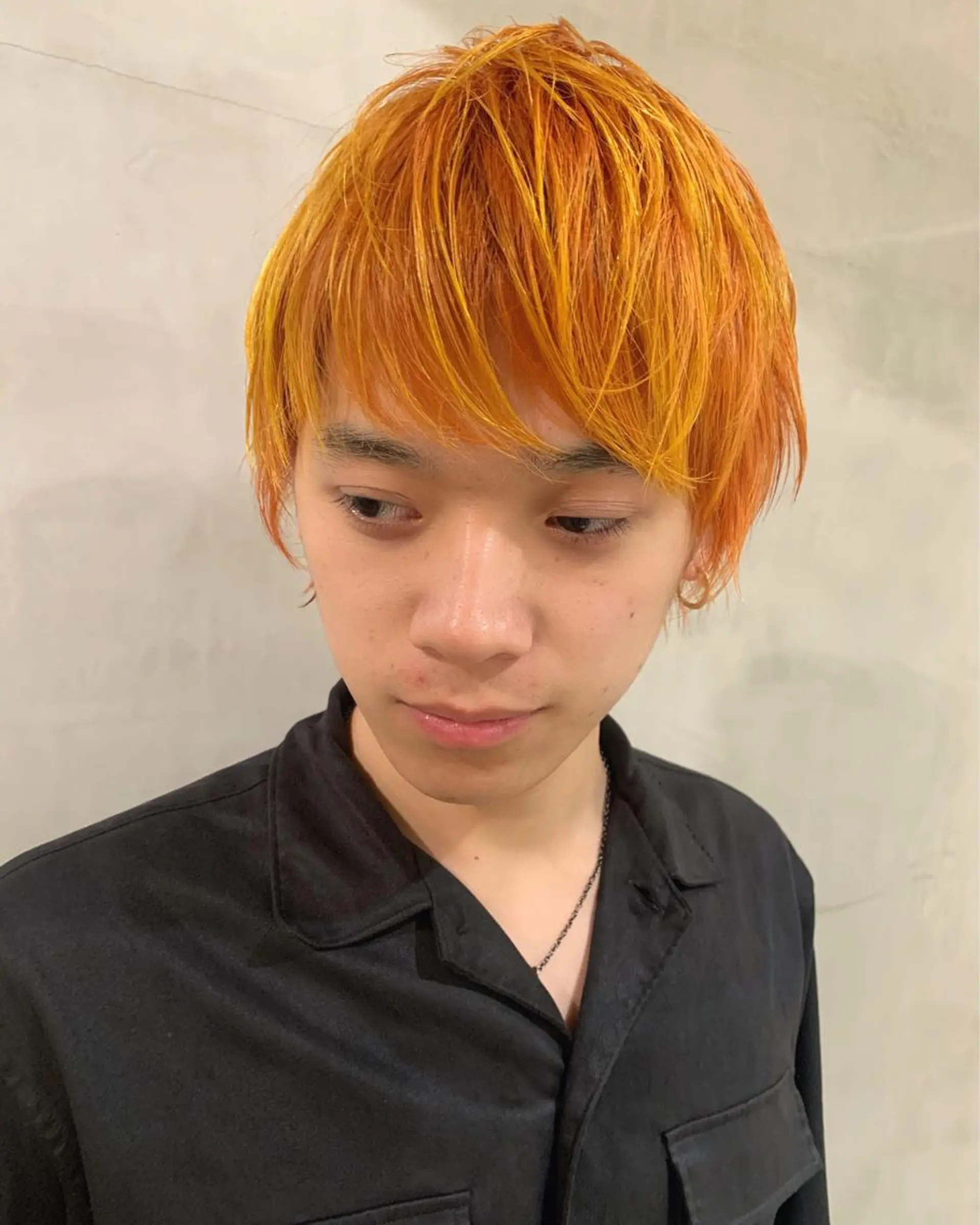 ショート カラー メンズ カット ヘアカラー トリートメント 優 作のヘアスタイル