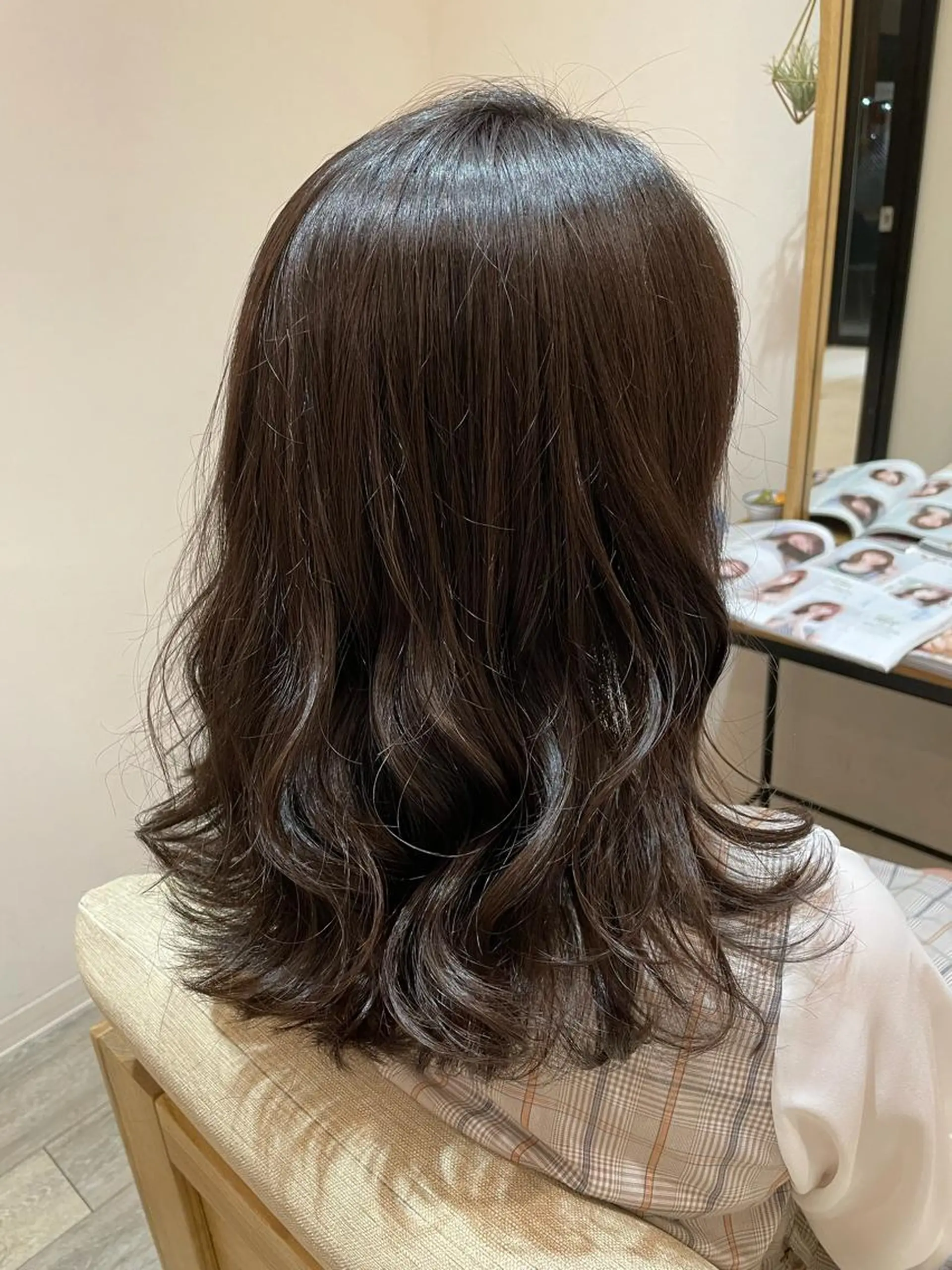 セミロング パーマ Ma hoのヘアスタイル