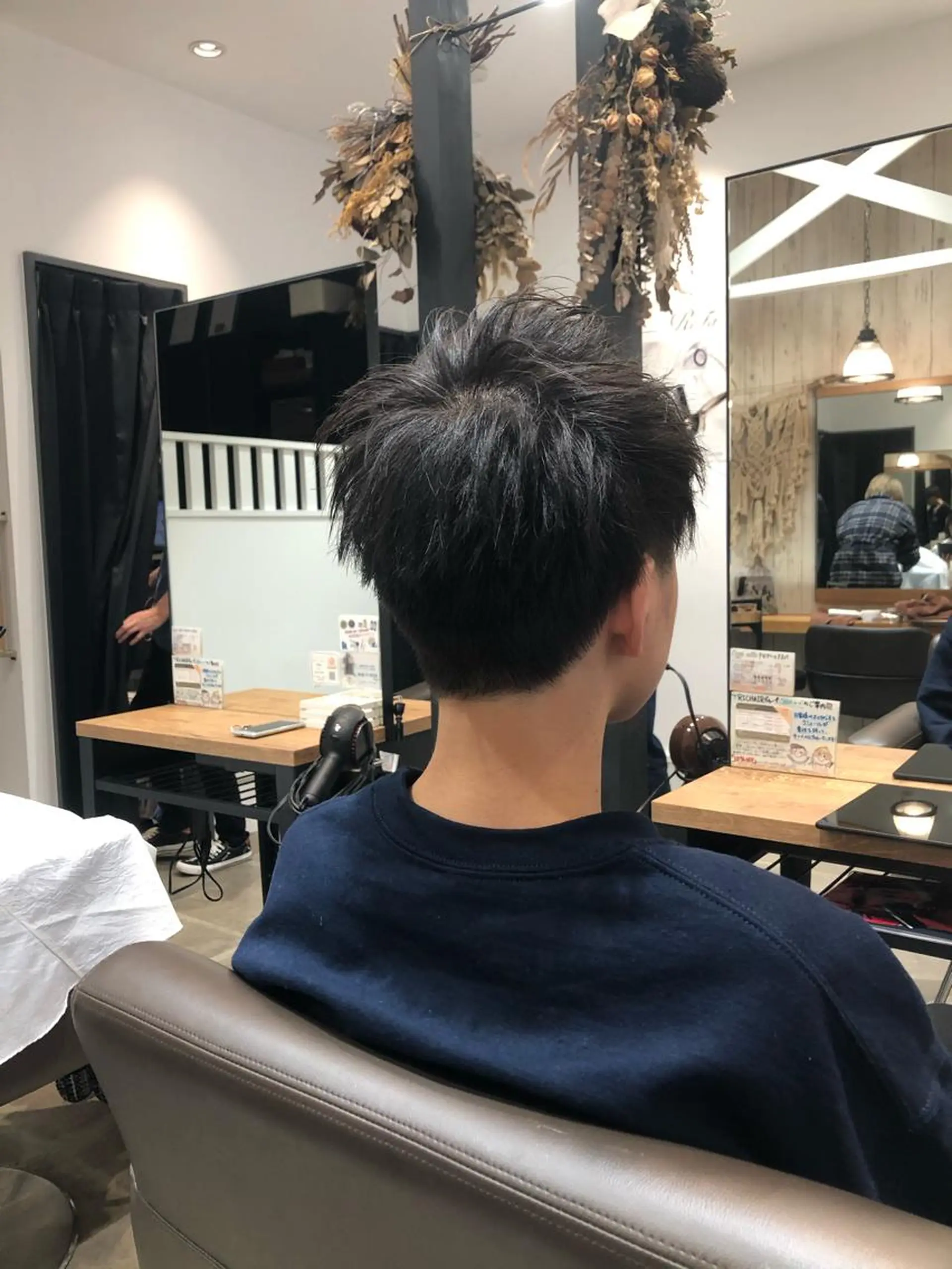 ショート メンズ 鈴村 大介のヘアスタイル