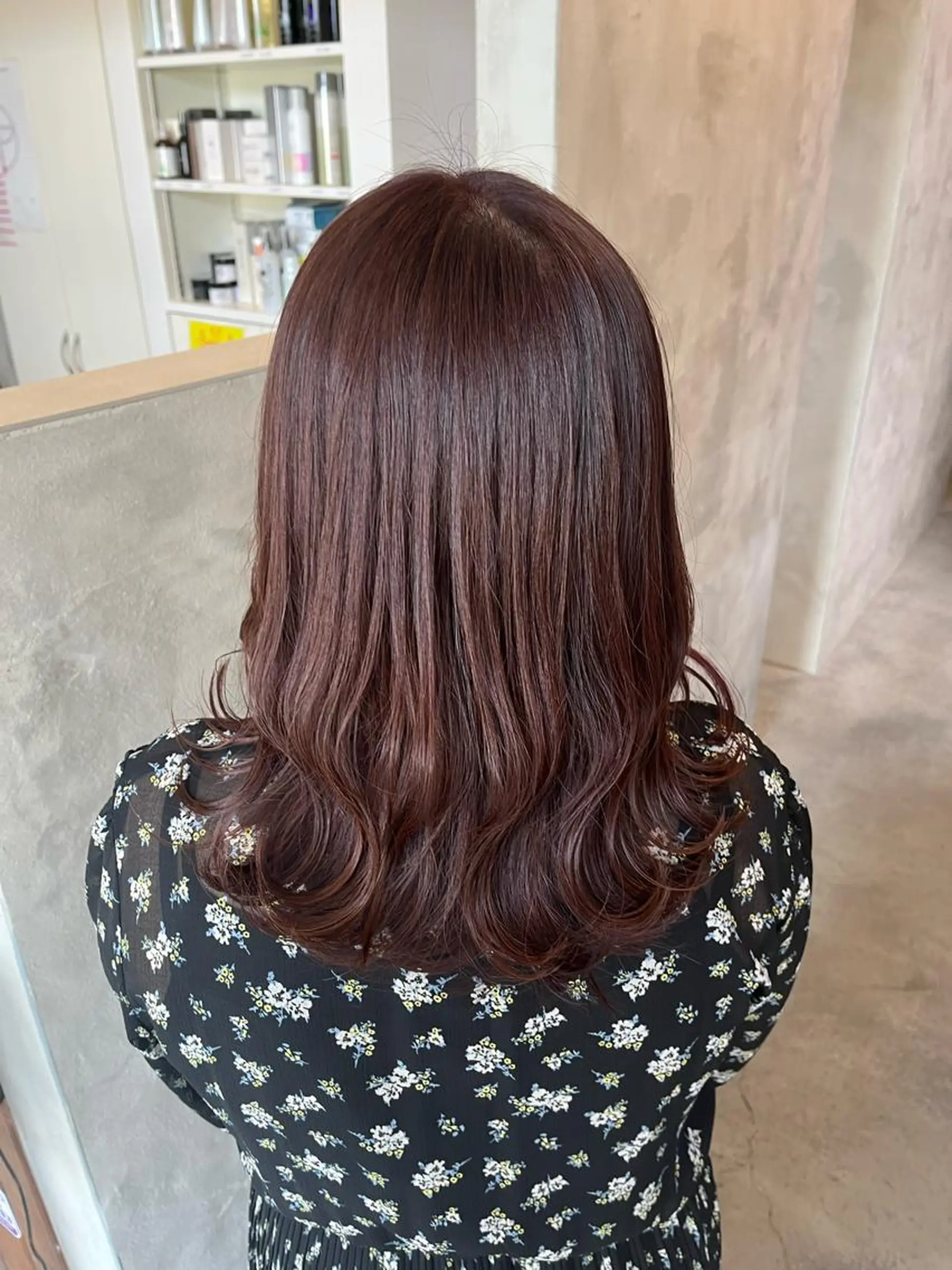 セミロング カラー カット トリートメント Salon de  COCO所属・Yuka /ツヤカラー✨のヘアスタイル