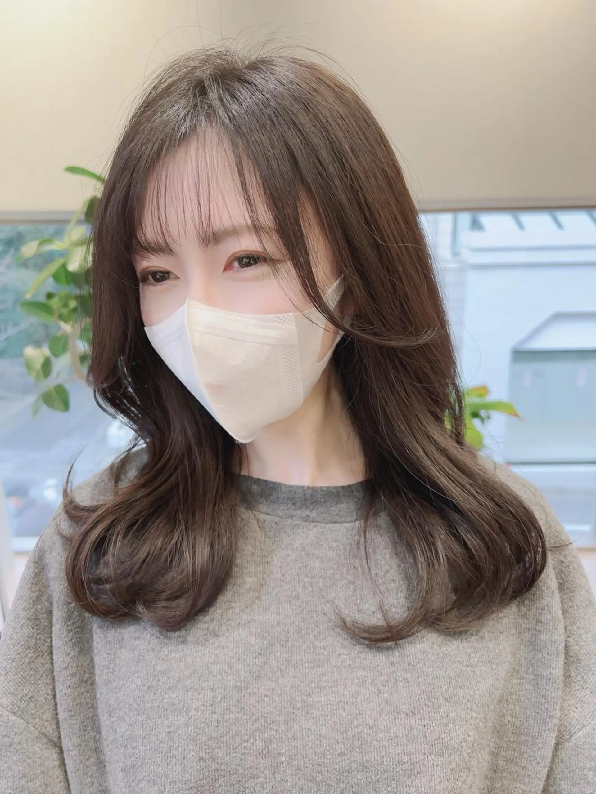 ミディアム カット ヘアカラー トリートメント ヘッドスパ 佐藤優太朗 似合わせ/髪質改善のヘアスタイル