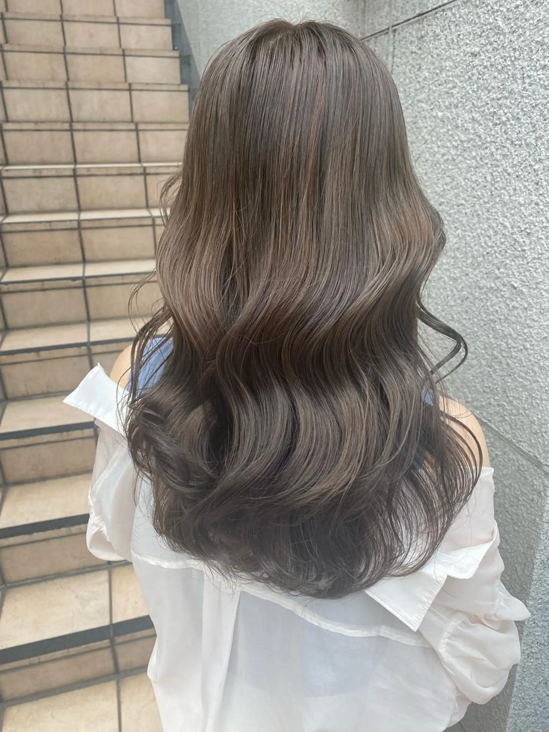 ロング カラー ヘアカラー トリートメント 💗💗韓国レイヤー yu-ki💗💗のヘアスタイル