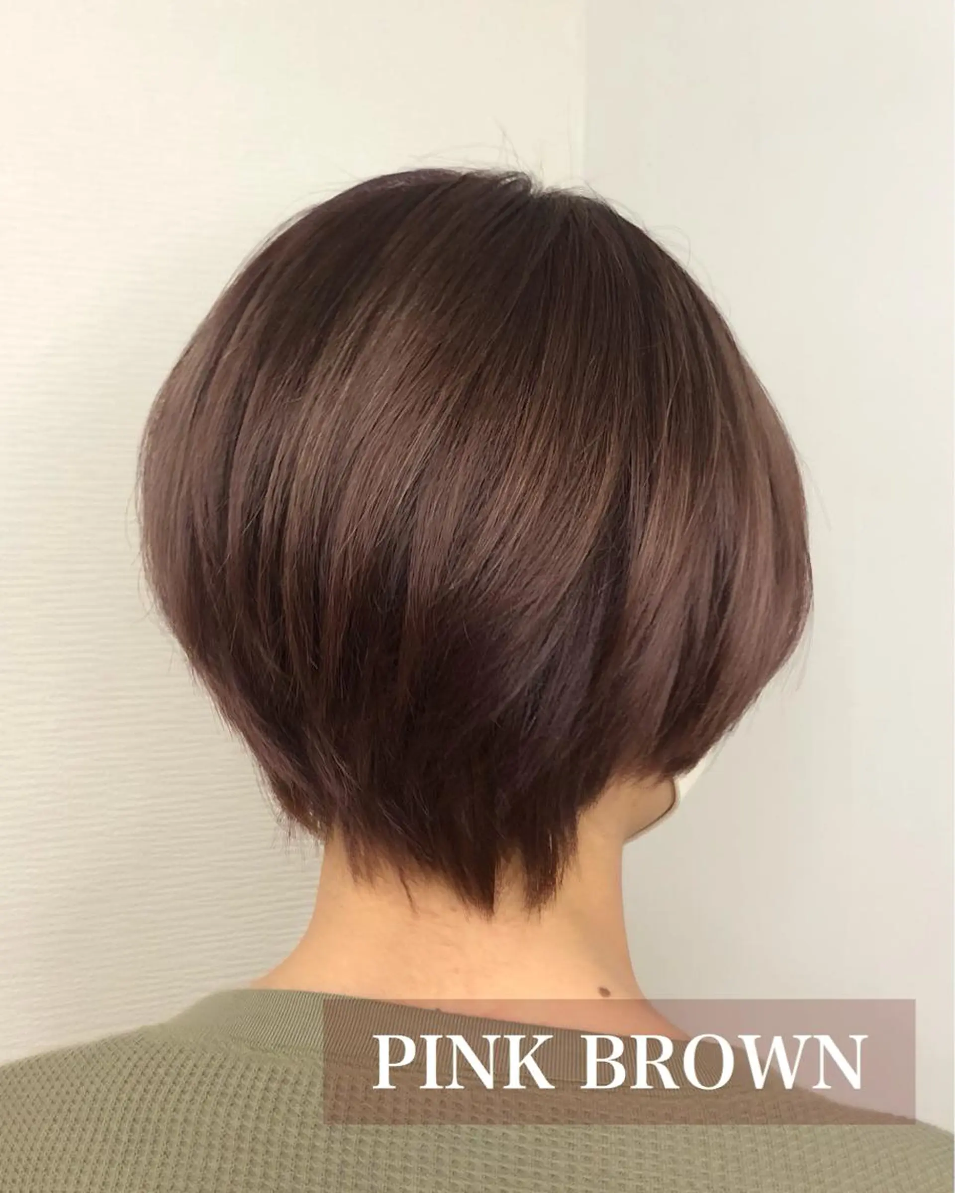 ショート カラー ベージュカラー ブリーチ ブラウンカラー ココアブラウン ダブルカラー 🤍中野 レオ🤍のヘアスタイル