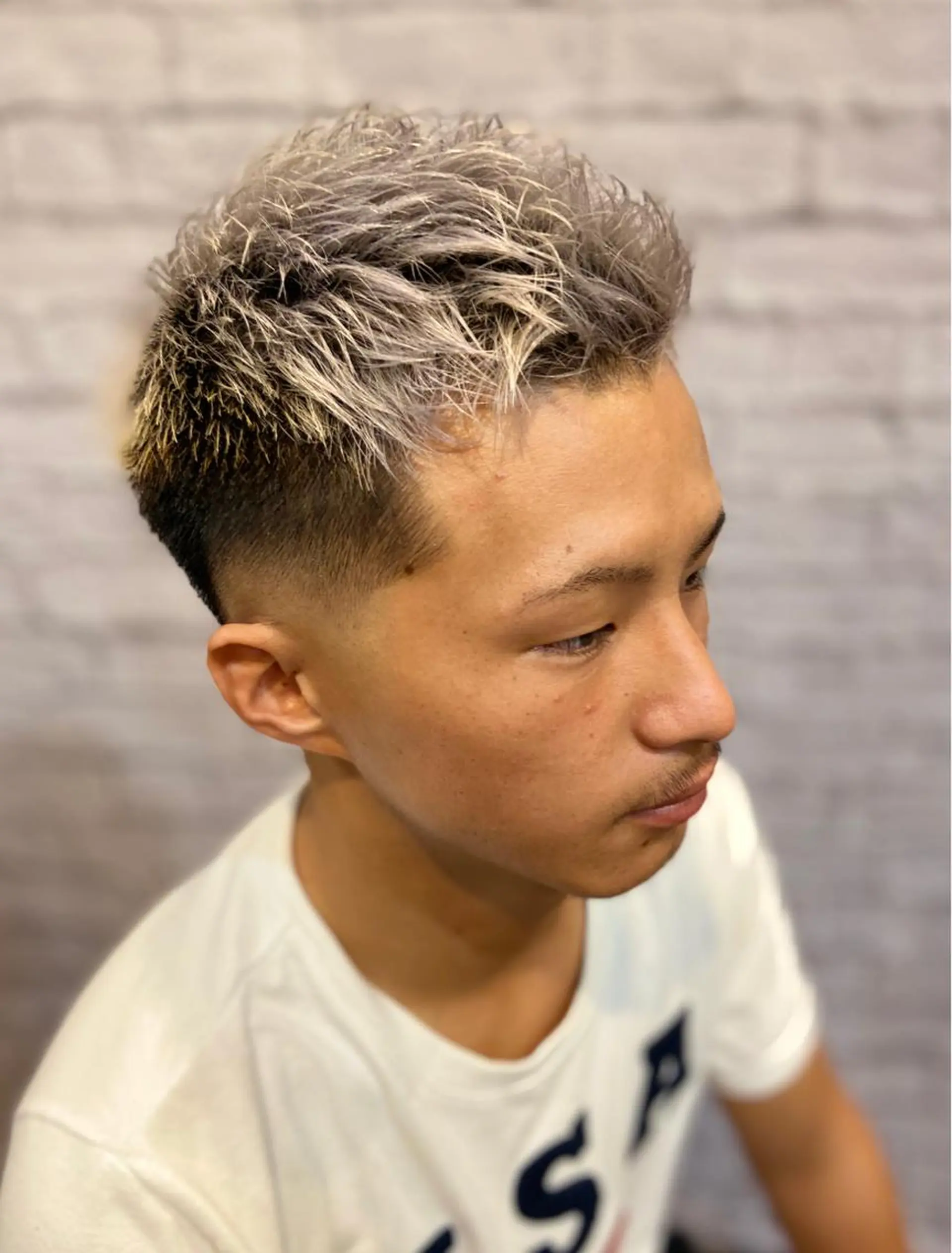 ショート カラー メンズ カット ヘアカラー 💈メンズ特化 副店長松浦一聖💈のヘアスタイル