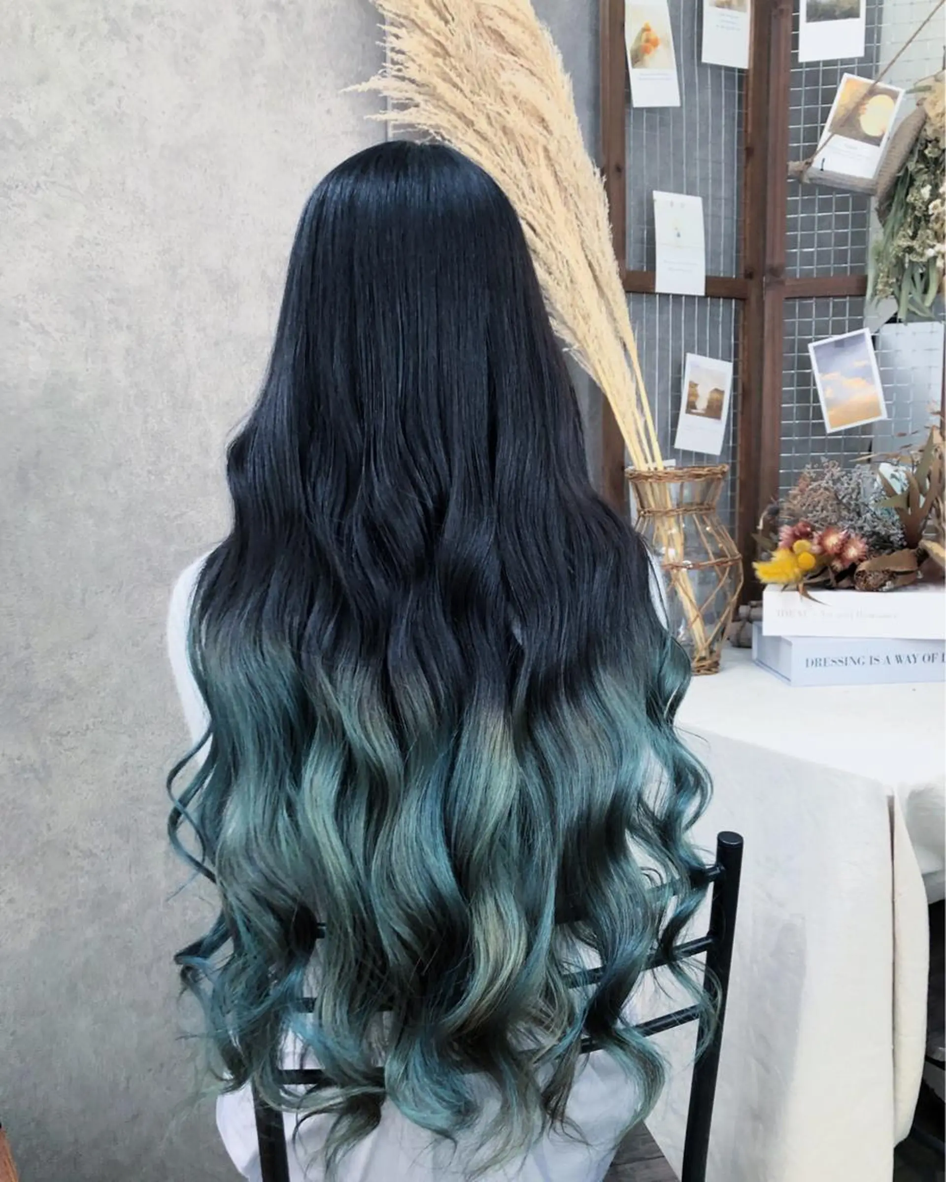 ロング ヘアカラー トリートメント 吉田 大介のヘアスタイル