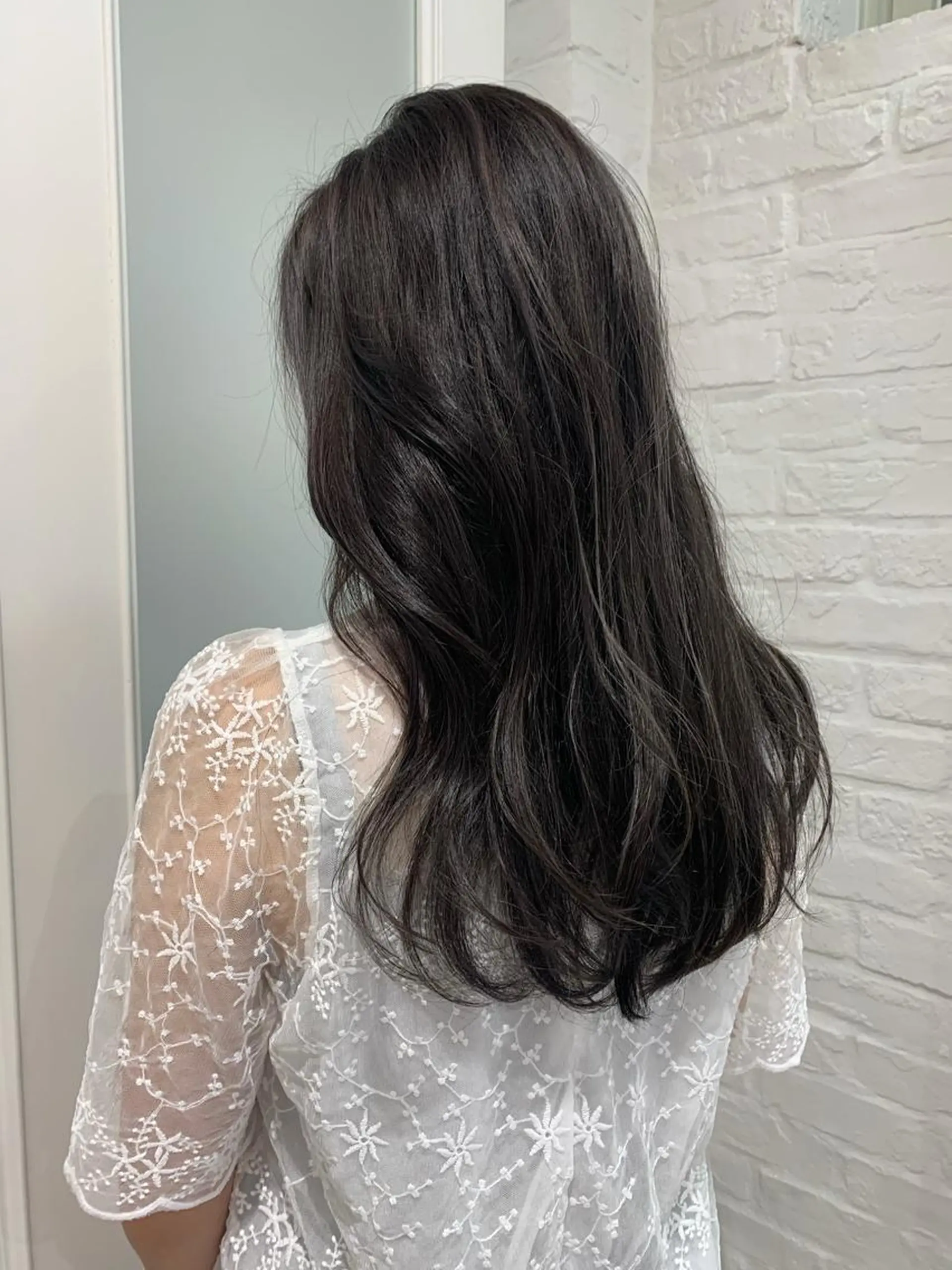 ロング カラー nuu 栄所属・🧸SAKI🎀 韓国レイヤーのヘアスタイル