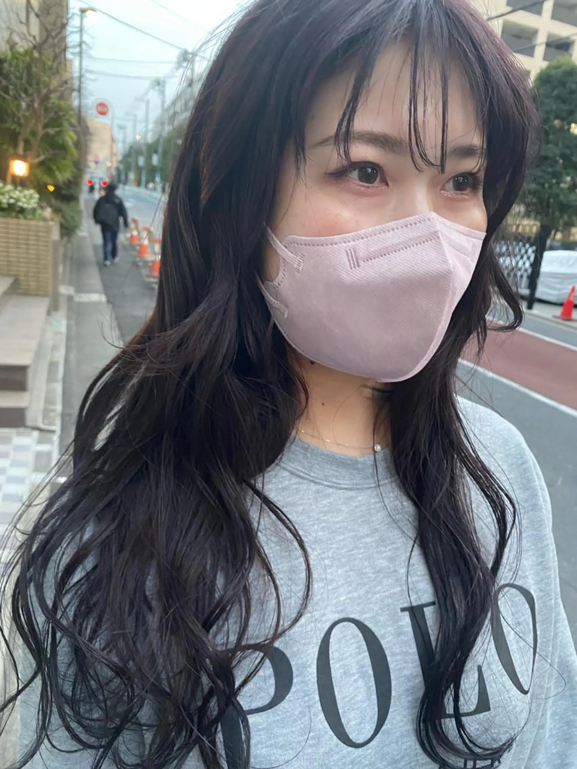 ロング カラー パーマ アイブロウ バイオレットカラー 渋谷パーソナルカラー 診断🌈✨井上のその他イメージ