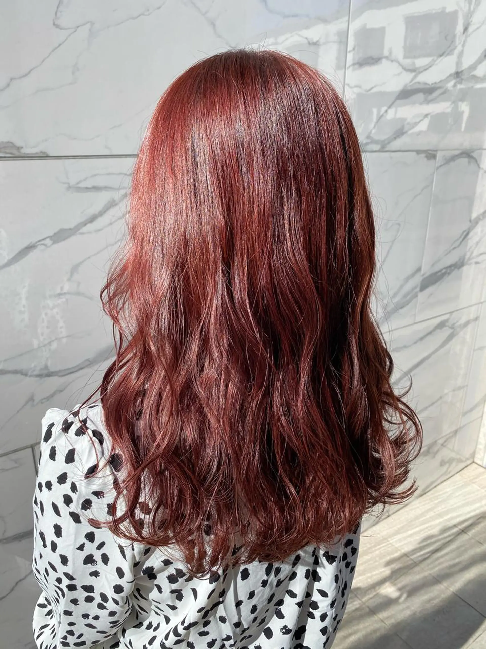 セミロング カット トリートメント ヘッドスパ 透明感♡グレージュ ♡ミルクティー♡のヘアスタイル