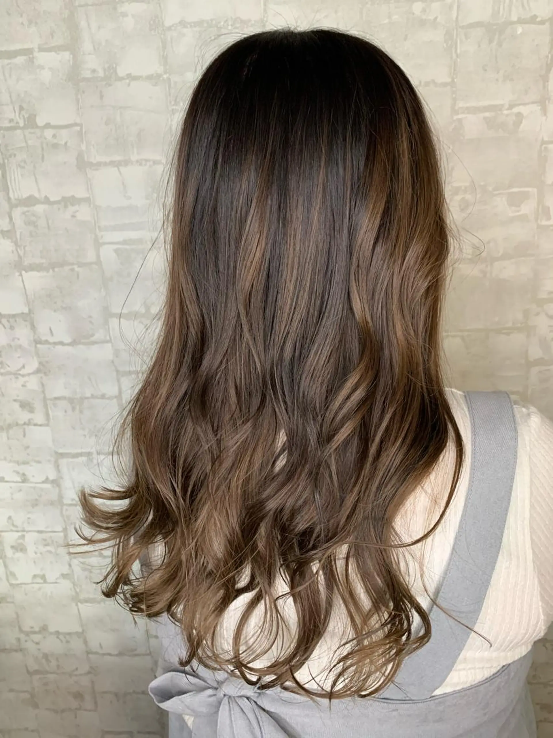 ロング カラー カット ヘアカラー トリートメント 船津武俊 フナツタケトシのヘアスタイル