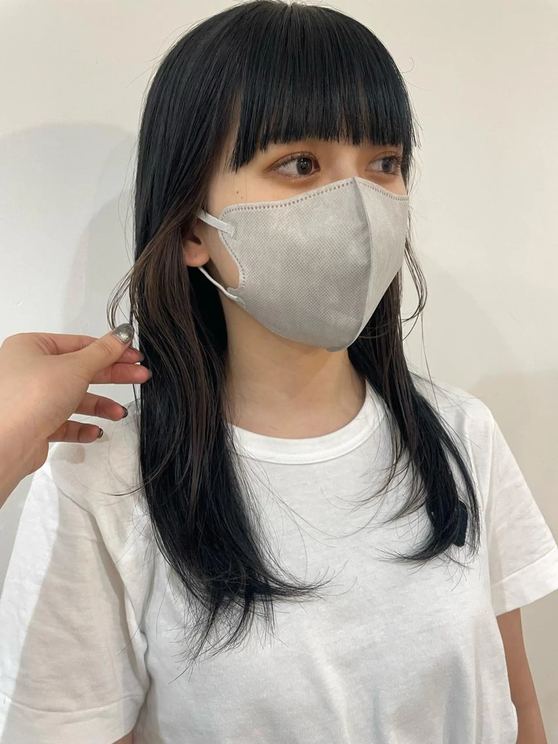 ロング カラー silo所属・silo MOKA 顔周りカット🦦のヘアスタイル