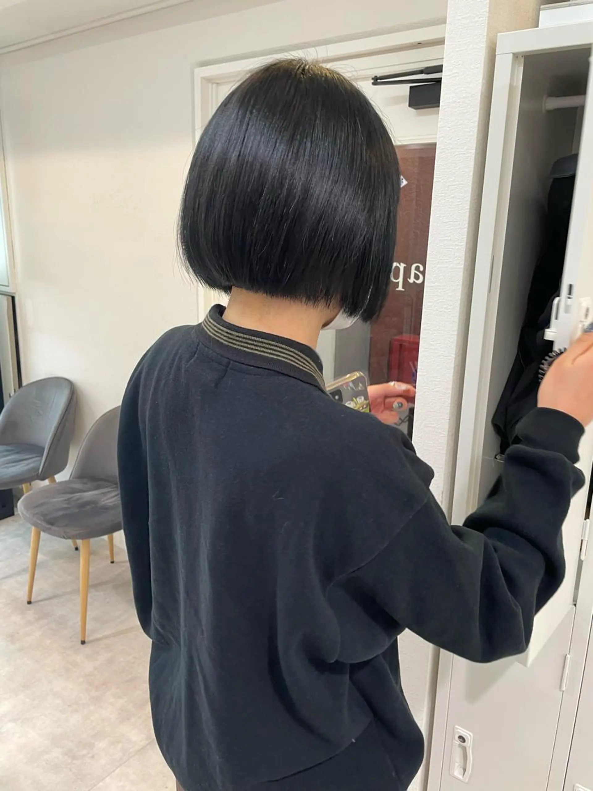 ショート ボブ カット トリートメント 田中大星 /ボブ 縮毛矯正のヘアスタイル