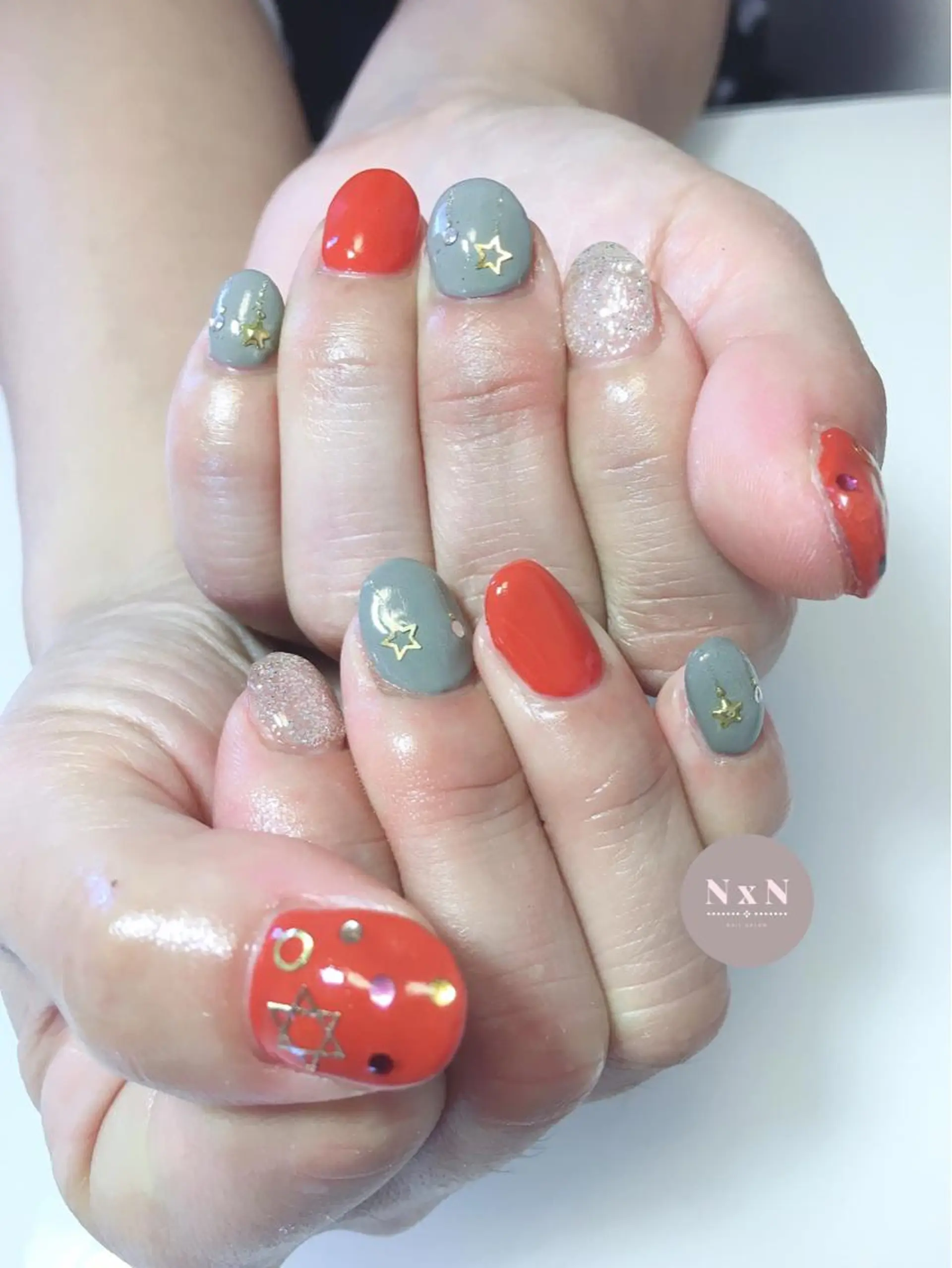 ネイル ジェルネイル ハロウィン ぷっくりネイル nail salon N×Nのネイルデザイン