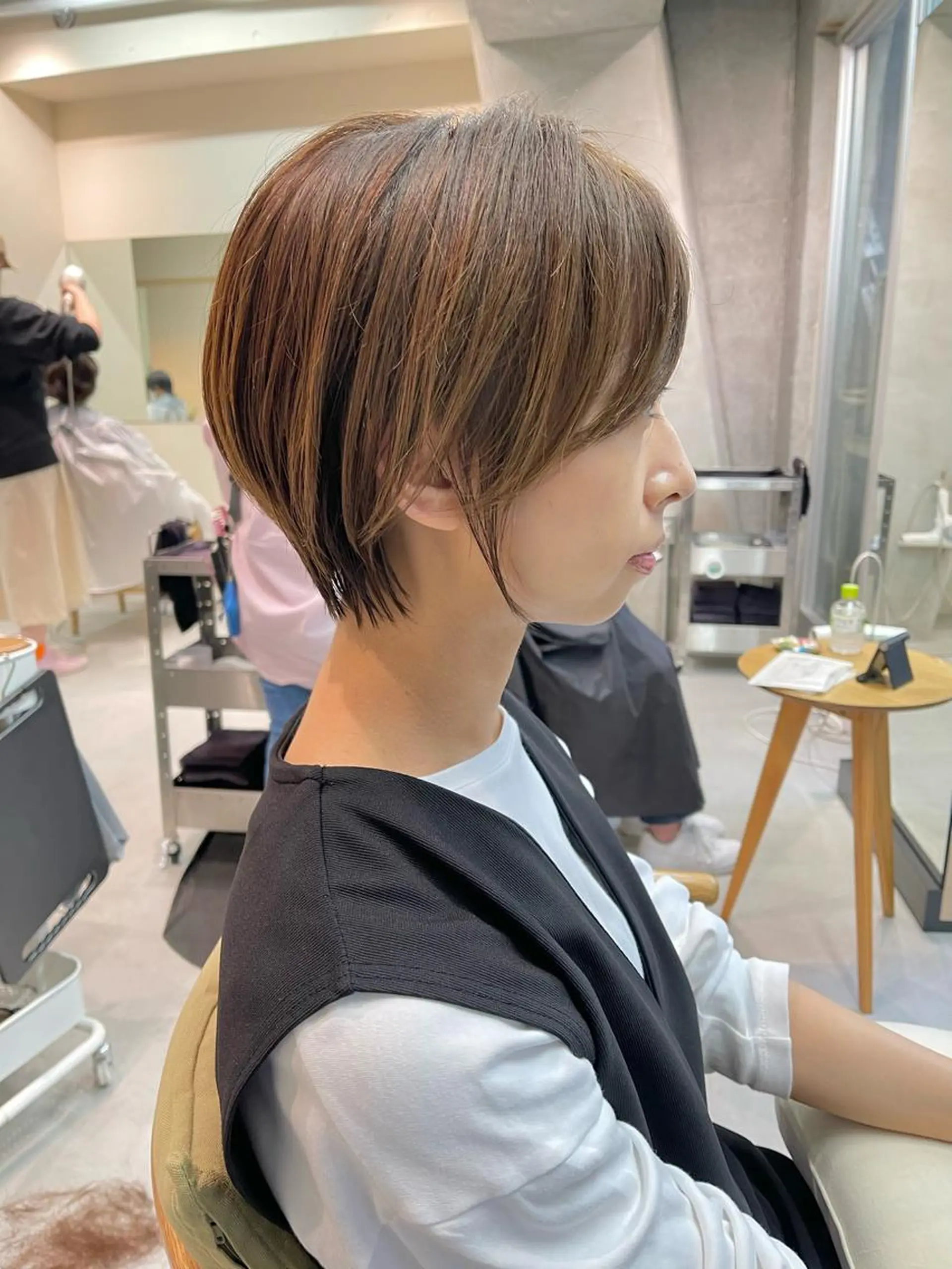 ショート カラー mee.urawa所属・似合わせショート×透 明感/やじまたかしのヘアスタイル