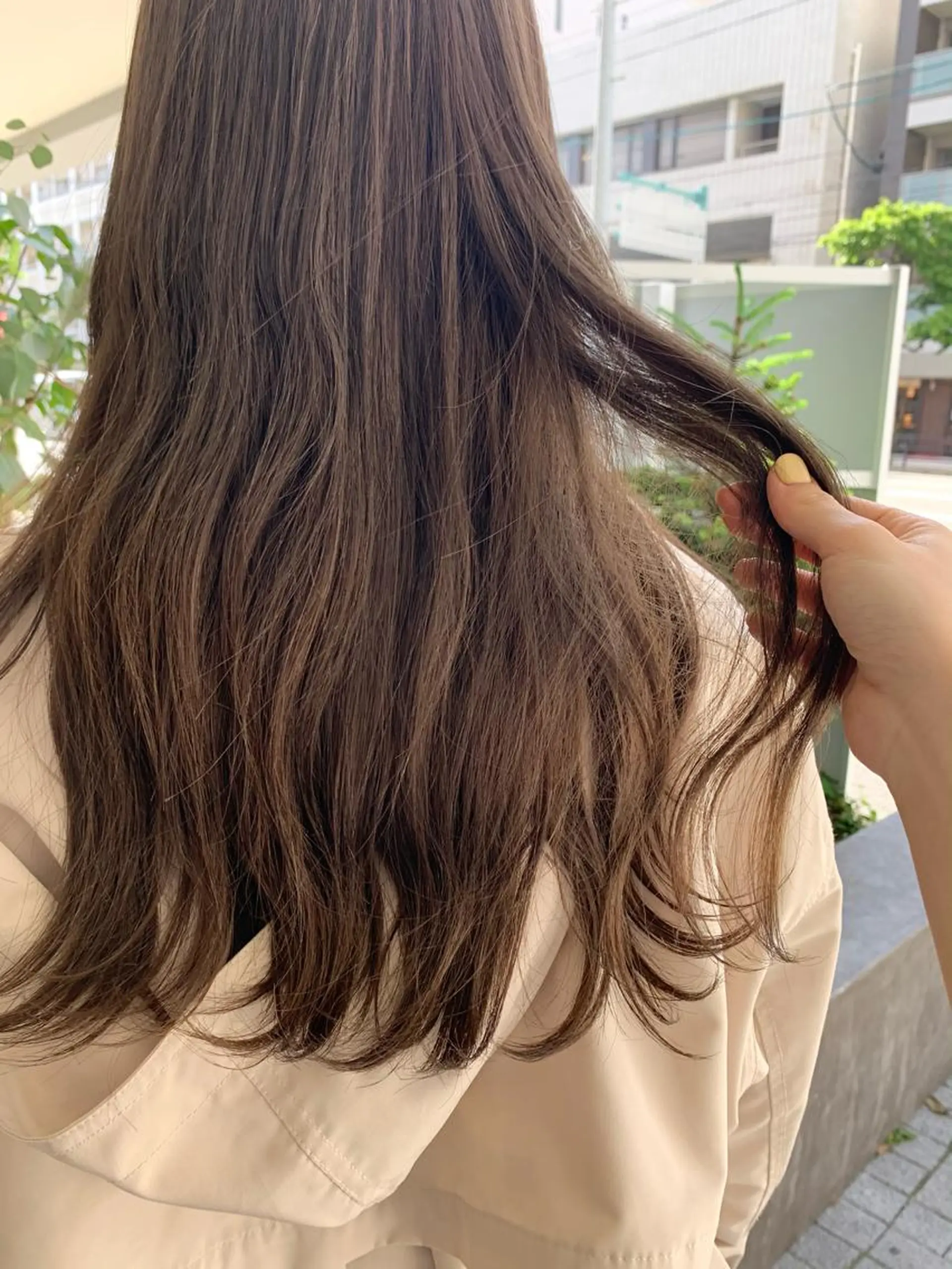 ロング ヘアアレンジ ヘアカラー トリートメント 🎀taro ブリーチなしカラーのヘアスタイル