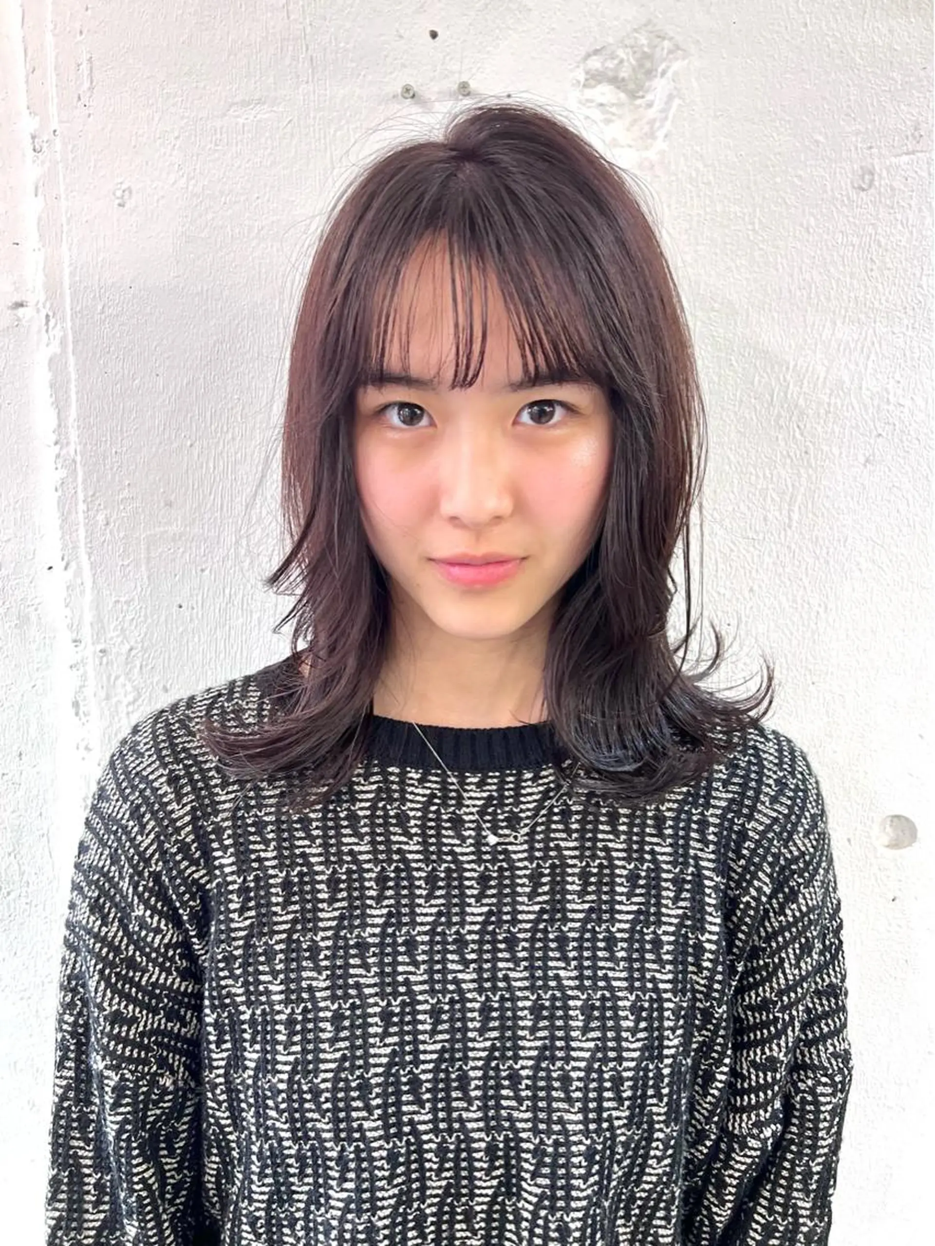 セミロング カラー ヘアカラー トリートメント 木村陸弥 似合わせ 透明感カラー🌿のヘアスタイル