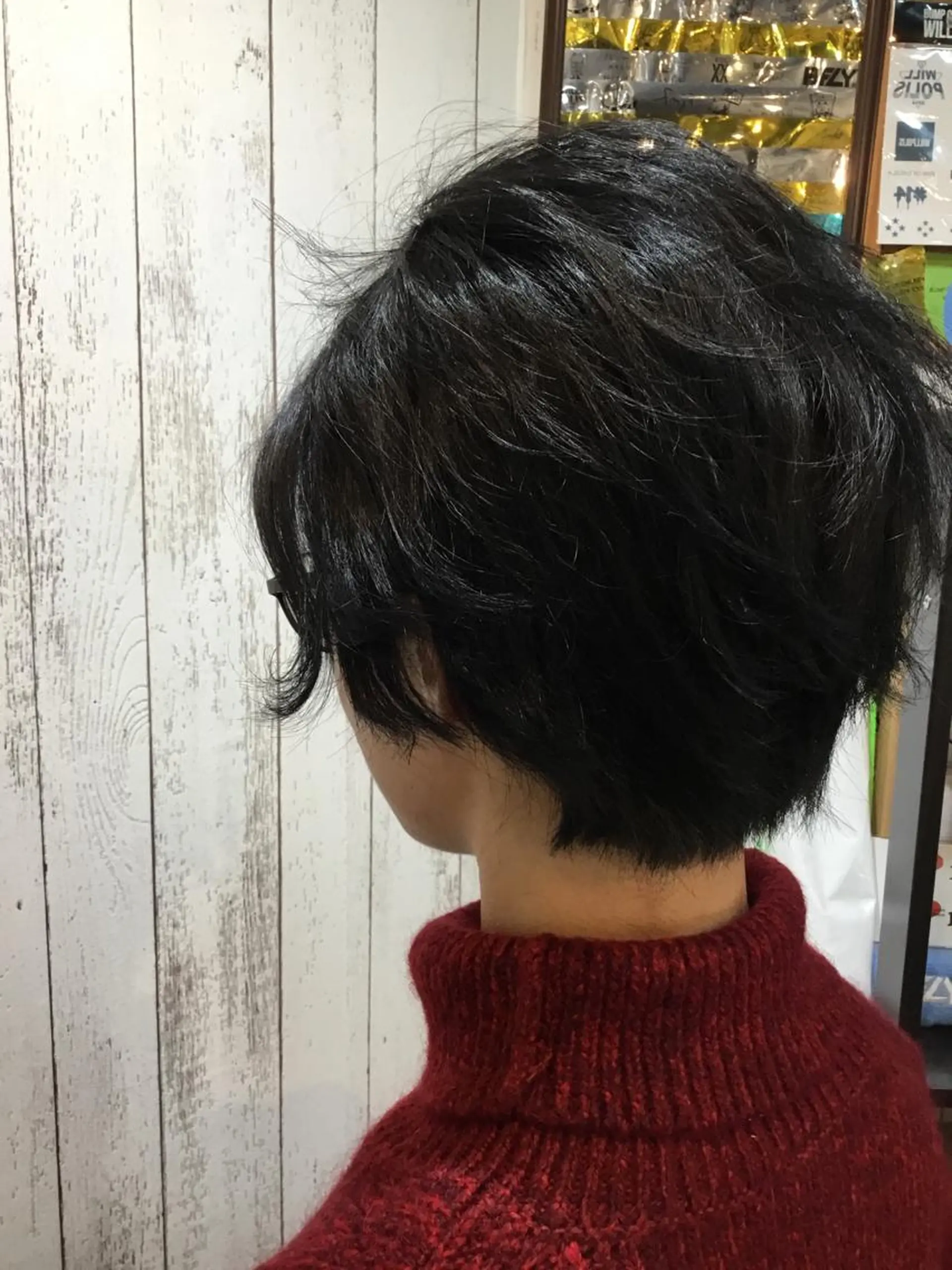 ショート カラー 金崎 新吾のヘアスタイル