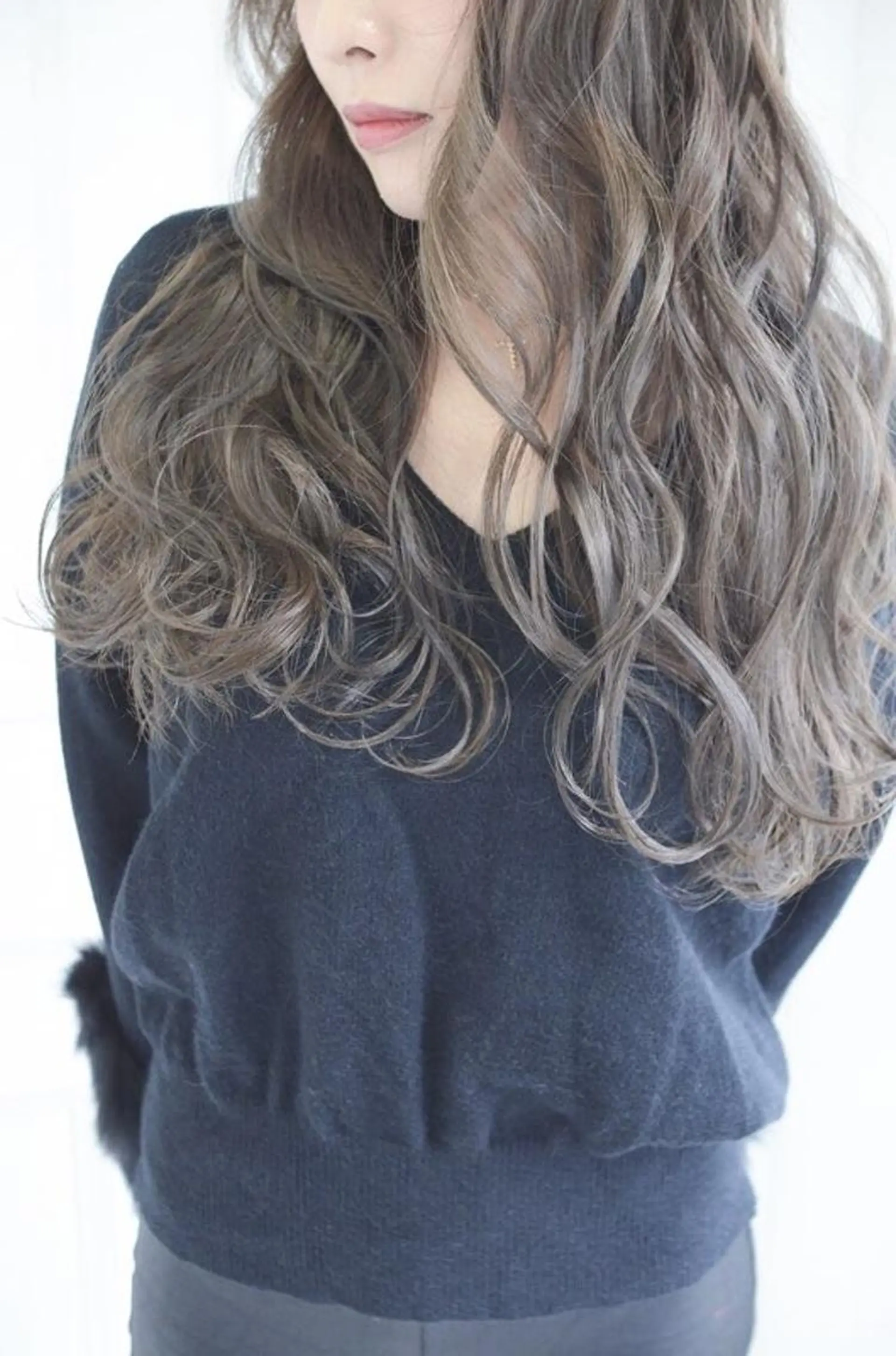 ロング カラー パーマ ヘアアレンジ ◆感動口コミ/最小顔 理論カット◆森口 峻のヘアスタイル