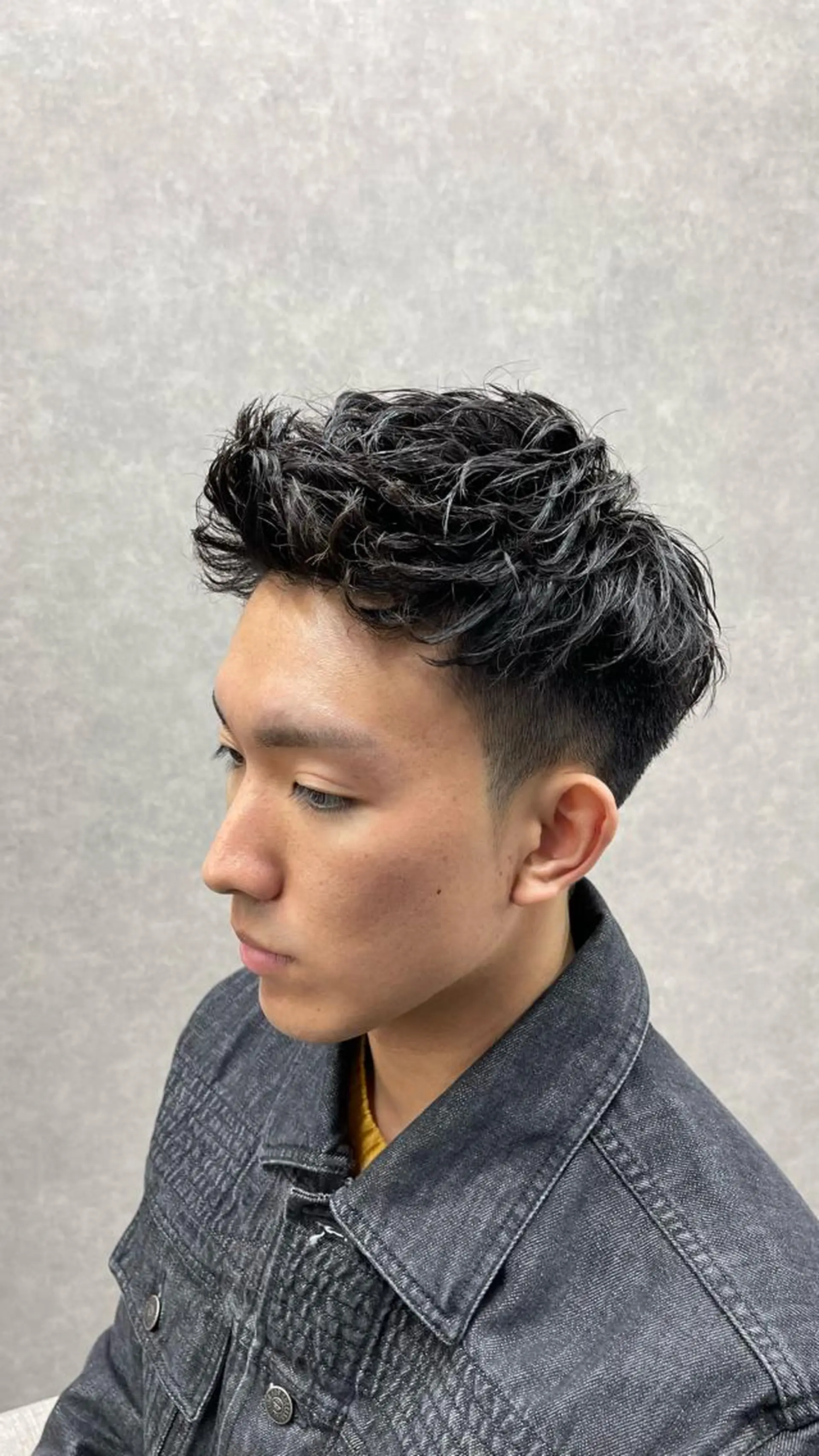 パーマ メンズ GO TODAYシェアサロン大名店所属・濵武 尚人のヘアスタイル