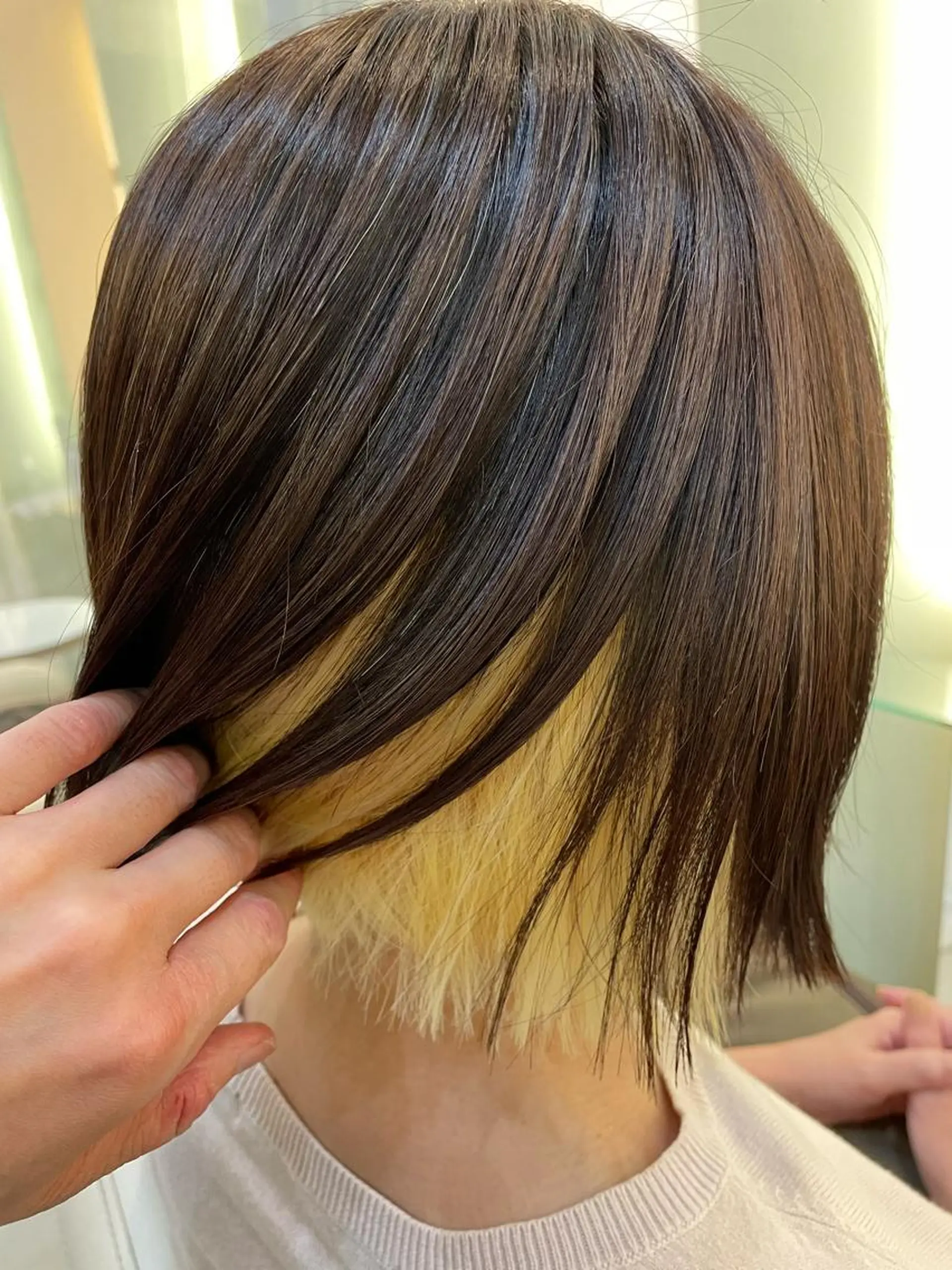 ショート カラー ヘアアレンジ リリー /Men's/パーマのヘアスタイル