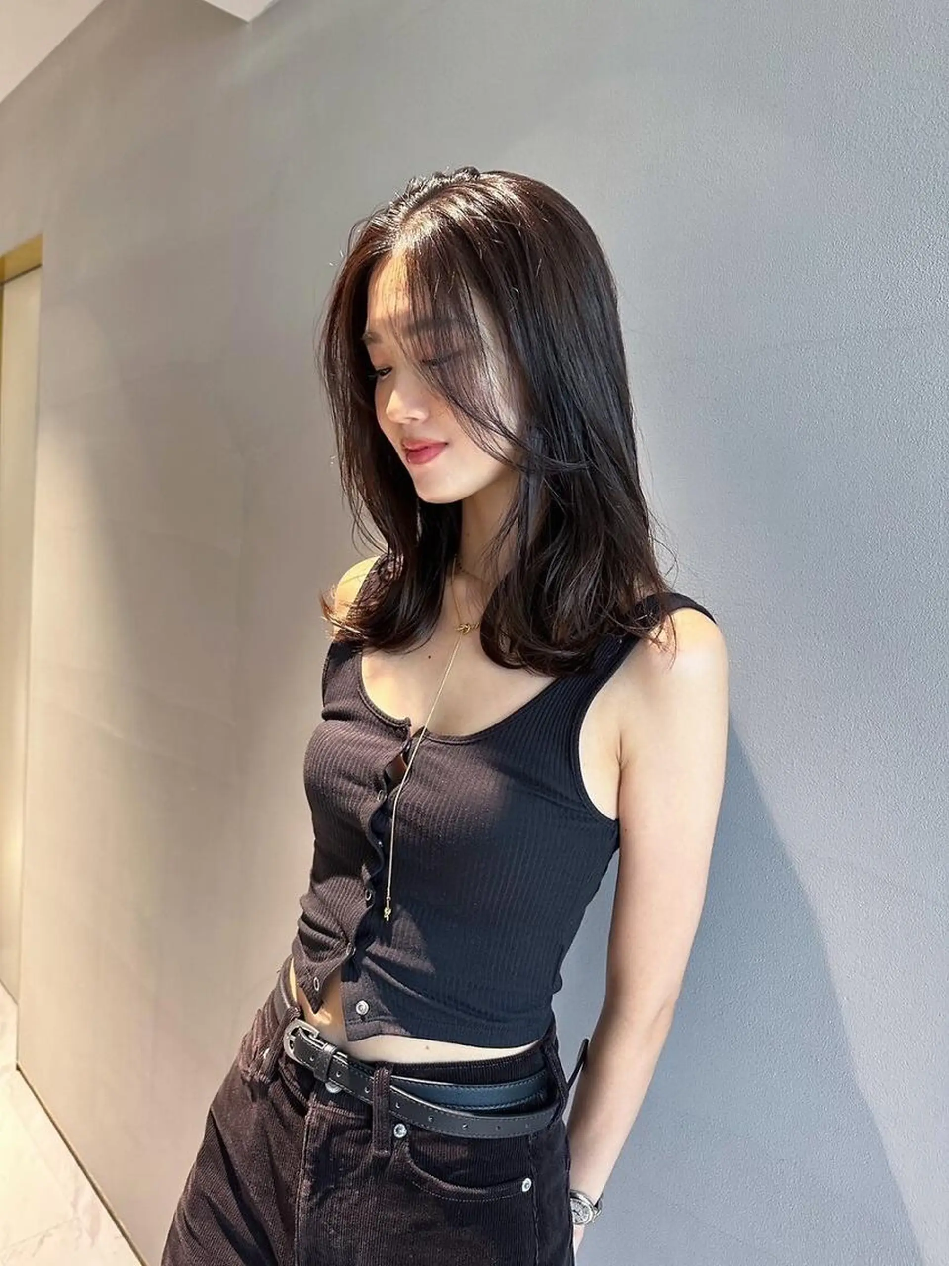 セミロング カット ヘアカラー トリートメント 髪質改善×似合わせ 🪄褒められ美髪職人のヘアスタイル