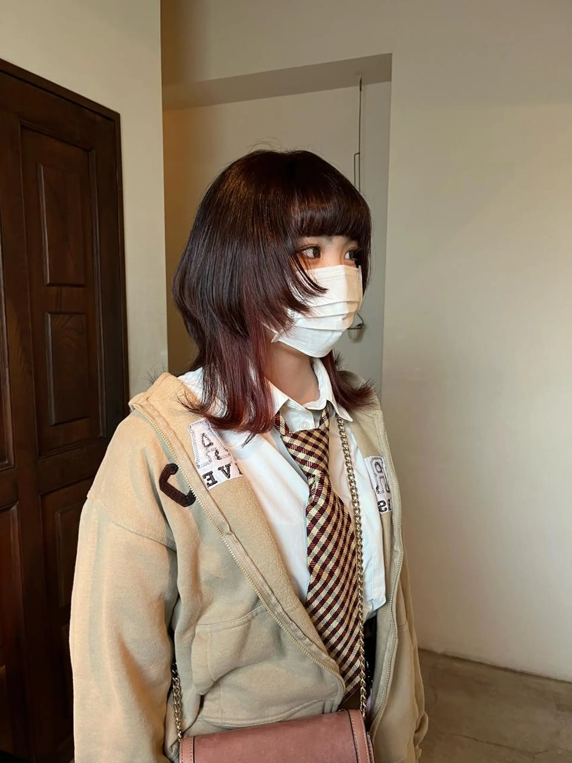 セミロング カラー ウルフカット 前川 華恋 / room3のヘアスタイル