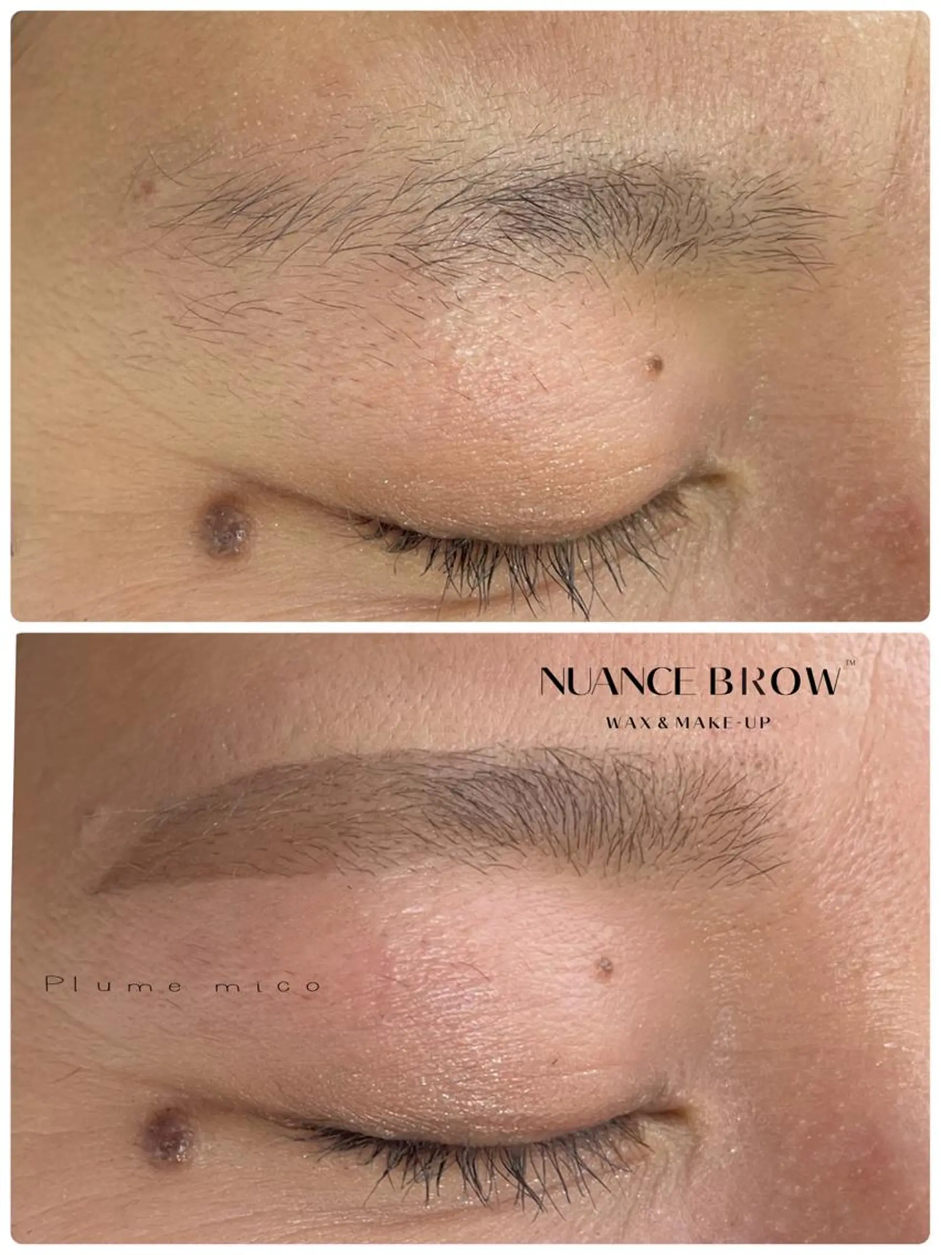アイブロウ ワックス脱毛 Plume micoのマツエク・マツパデザイン