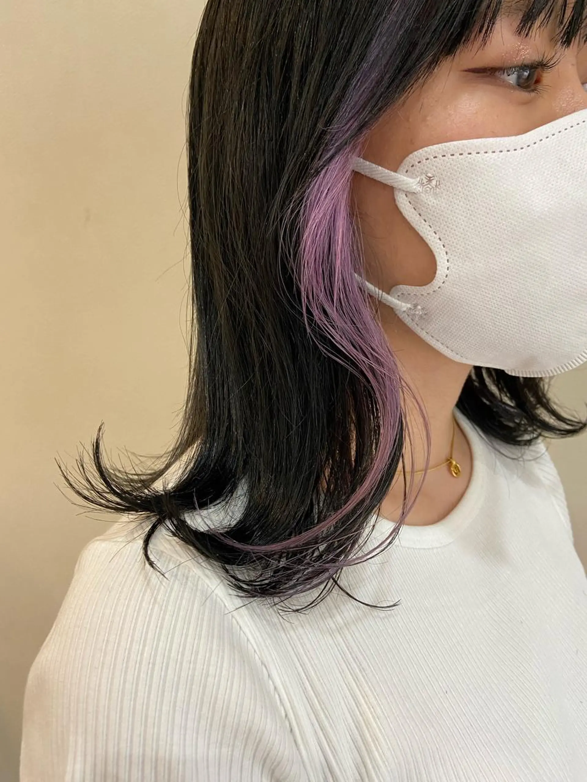 ミディアム ヘアカラー ボブ/透明感カラー 🧸YUI❤️のヘアスタイル