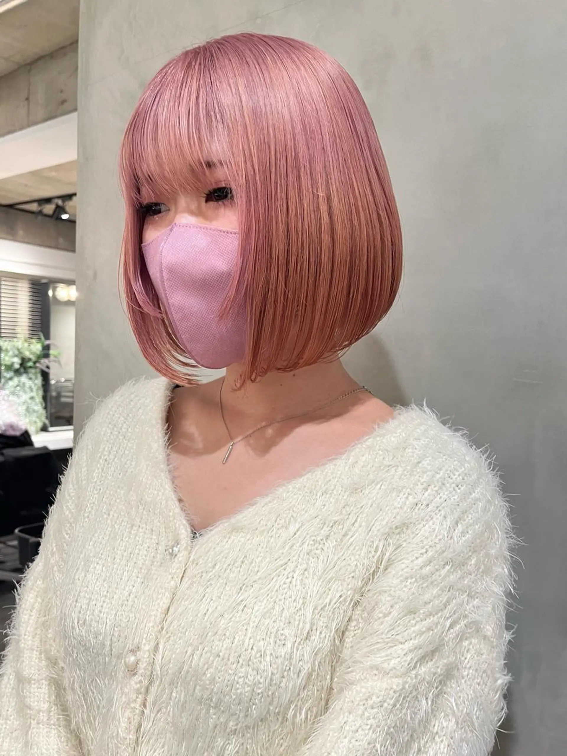 ショート カラー 暖色🍒姫カット🎀 オタク特化🎀ゆうなのヘアスタイル